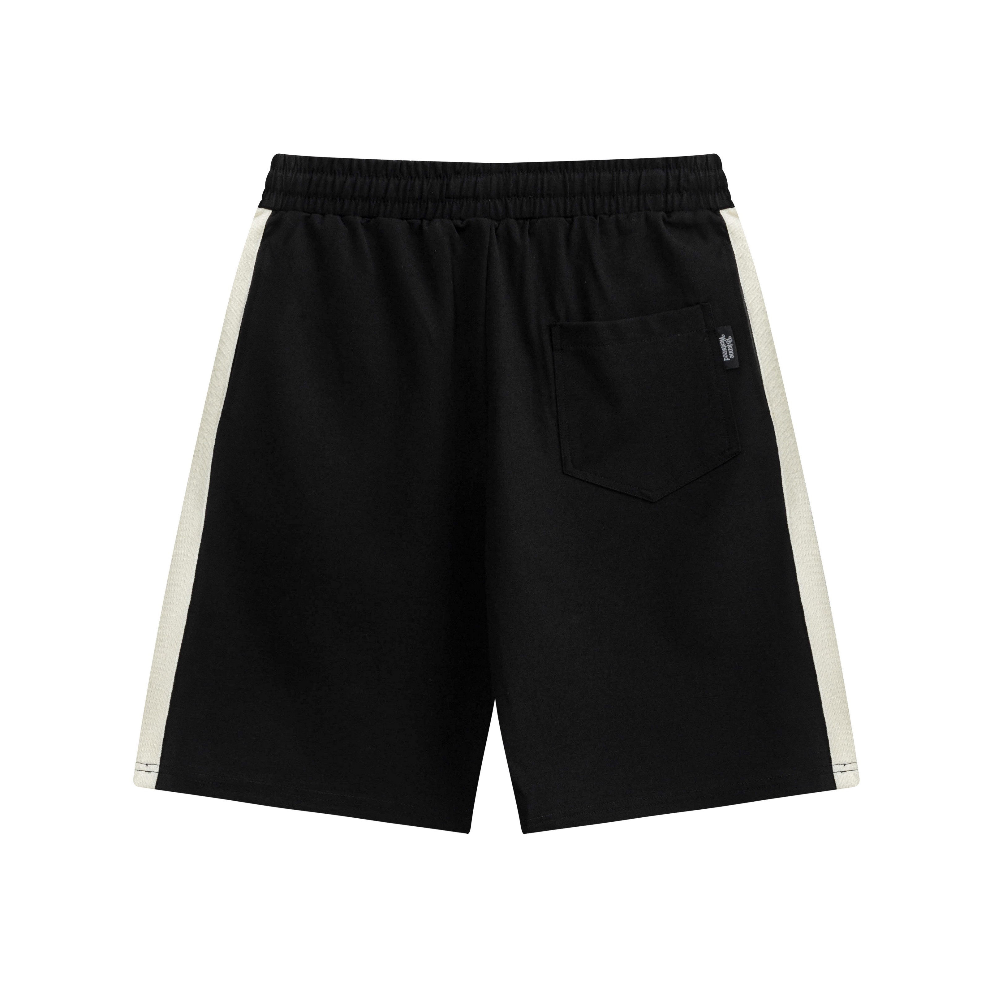 2025 Custom Knitted Logo Shorts in Black-White, Sizes M-4XL, Stylish and Comfy. - 图片 2