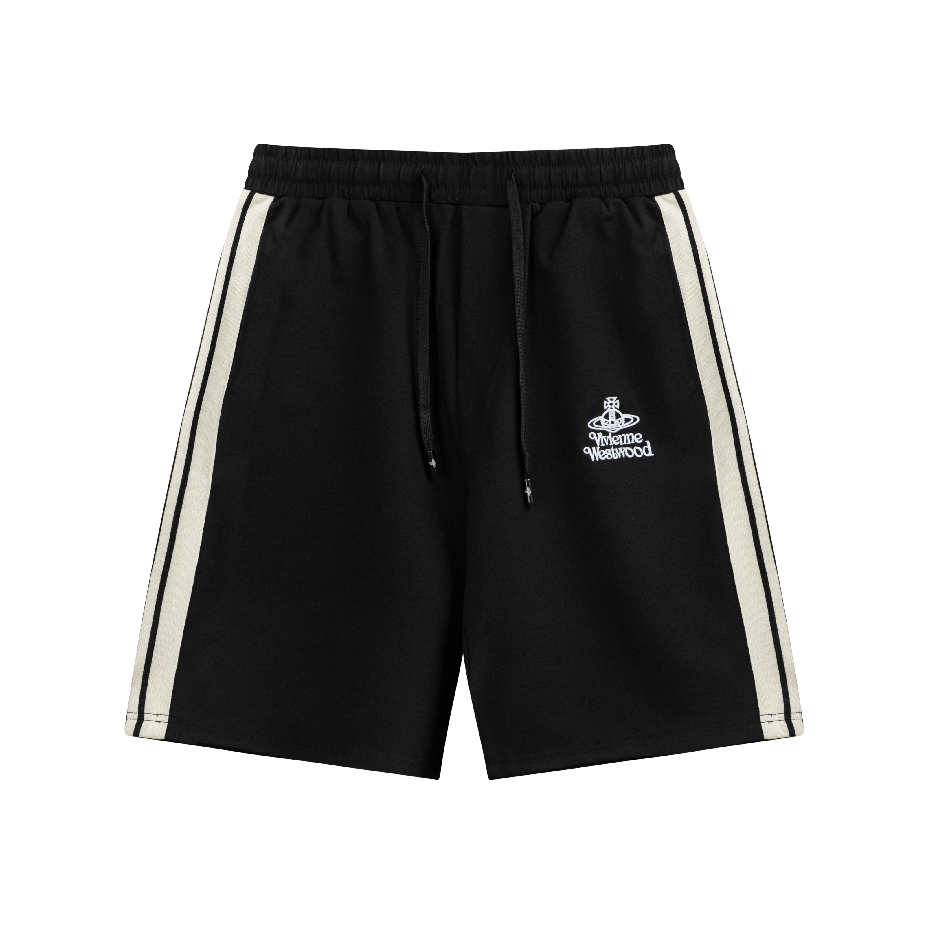 2025 Custom Knitted Logo Shorts in Black-White, Sizes M-4XL, Stylish and Comfy. - 图片 1