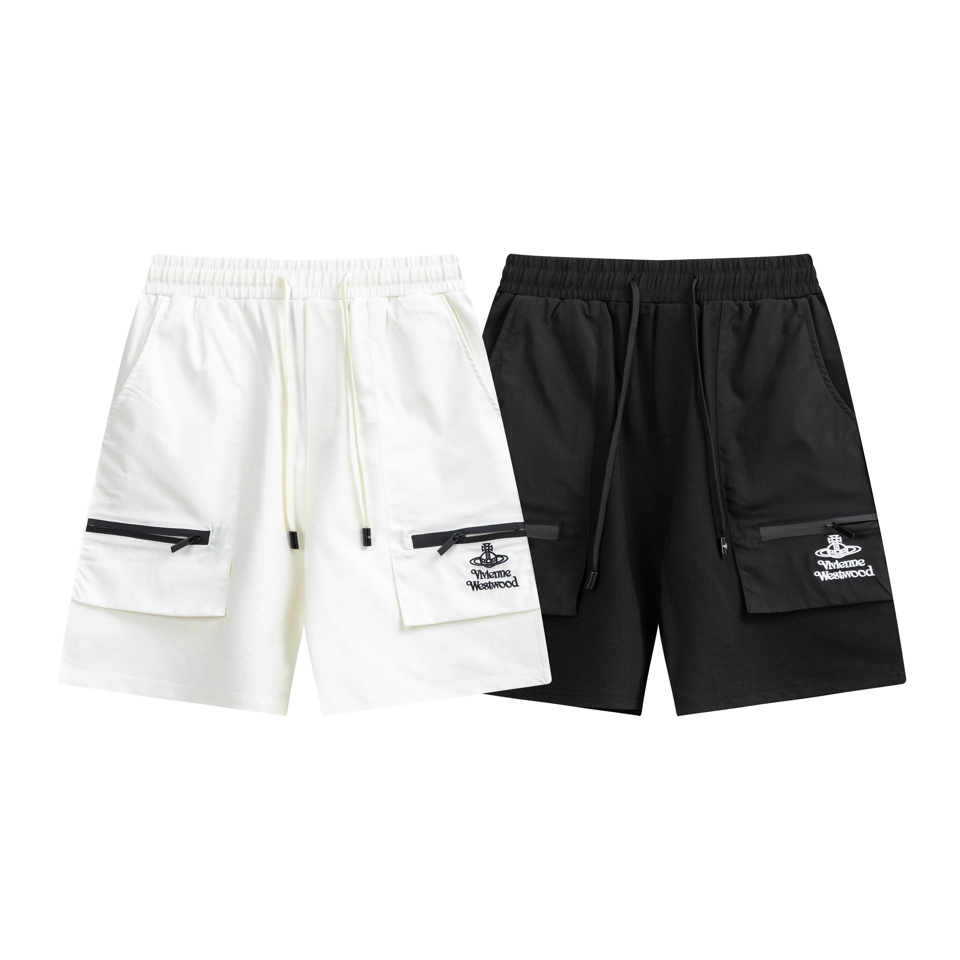 2025 Custom Knitted Logo Shorts in Black-White, Tight Layout, Strong Crotch, Stylish Design - 图片 7