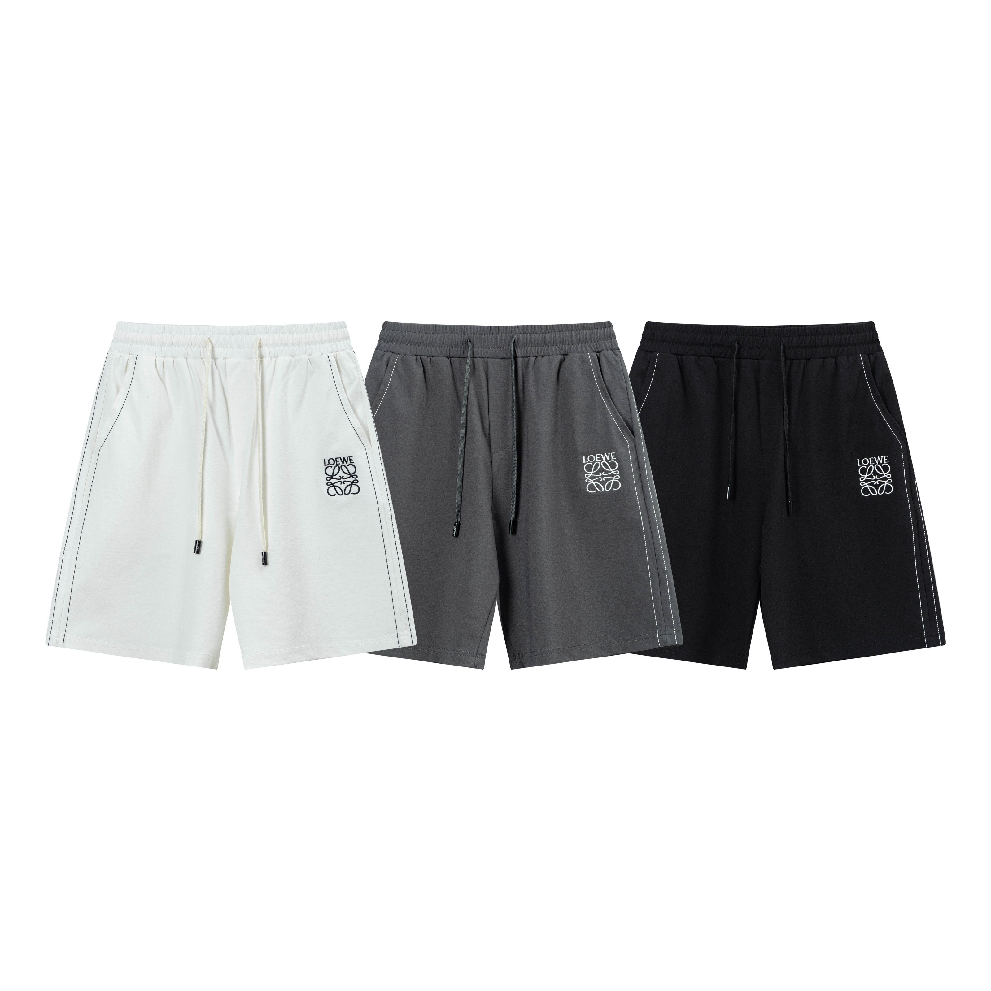 2025 Loewe New Knitting Shorts with Custom Fabric and Embroidered Logo - 图片 9