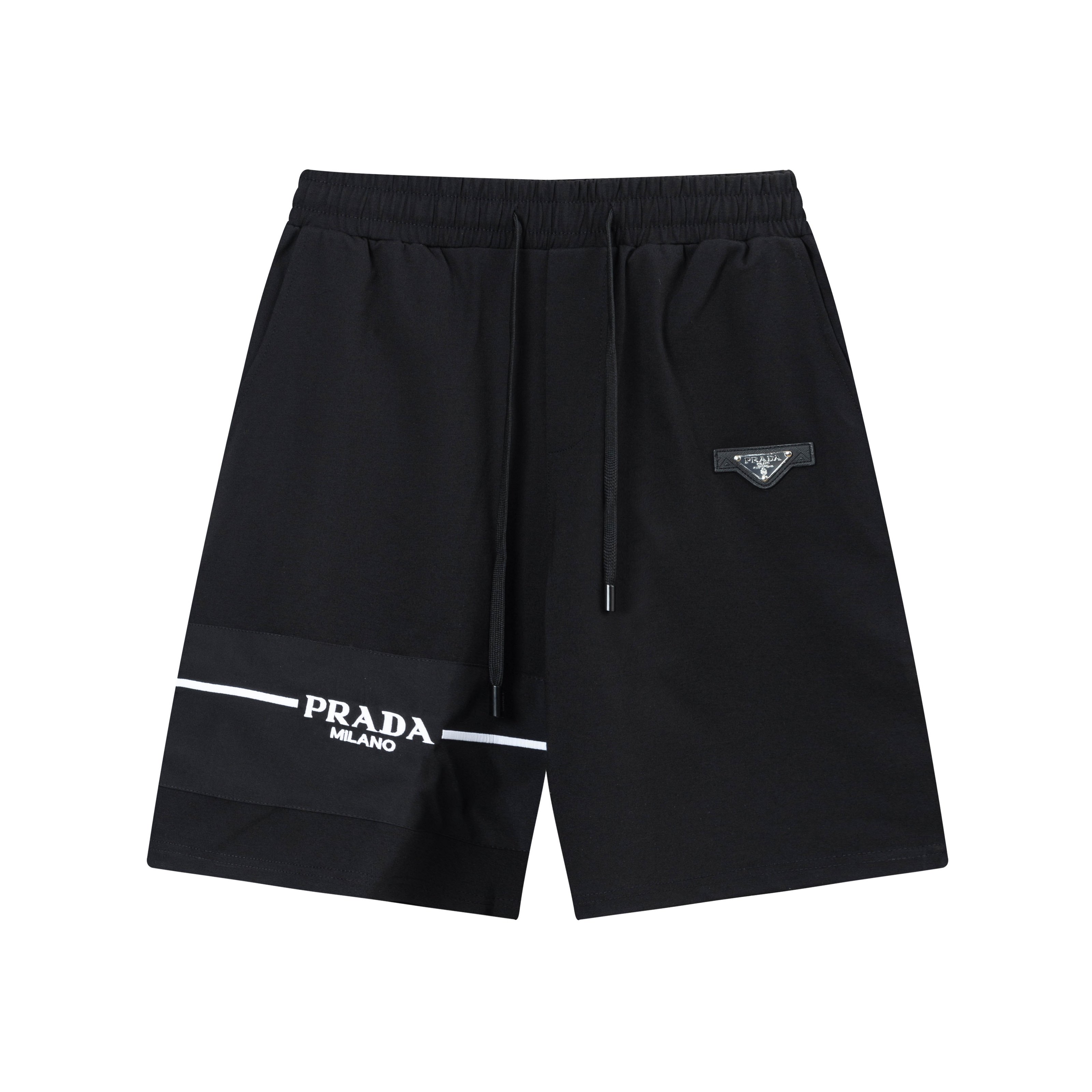2025 Prada New Knitting Shorts with Custom Embroidered Logo and Strong Crotch Comfort - 图片 1