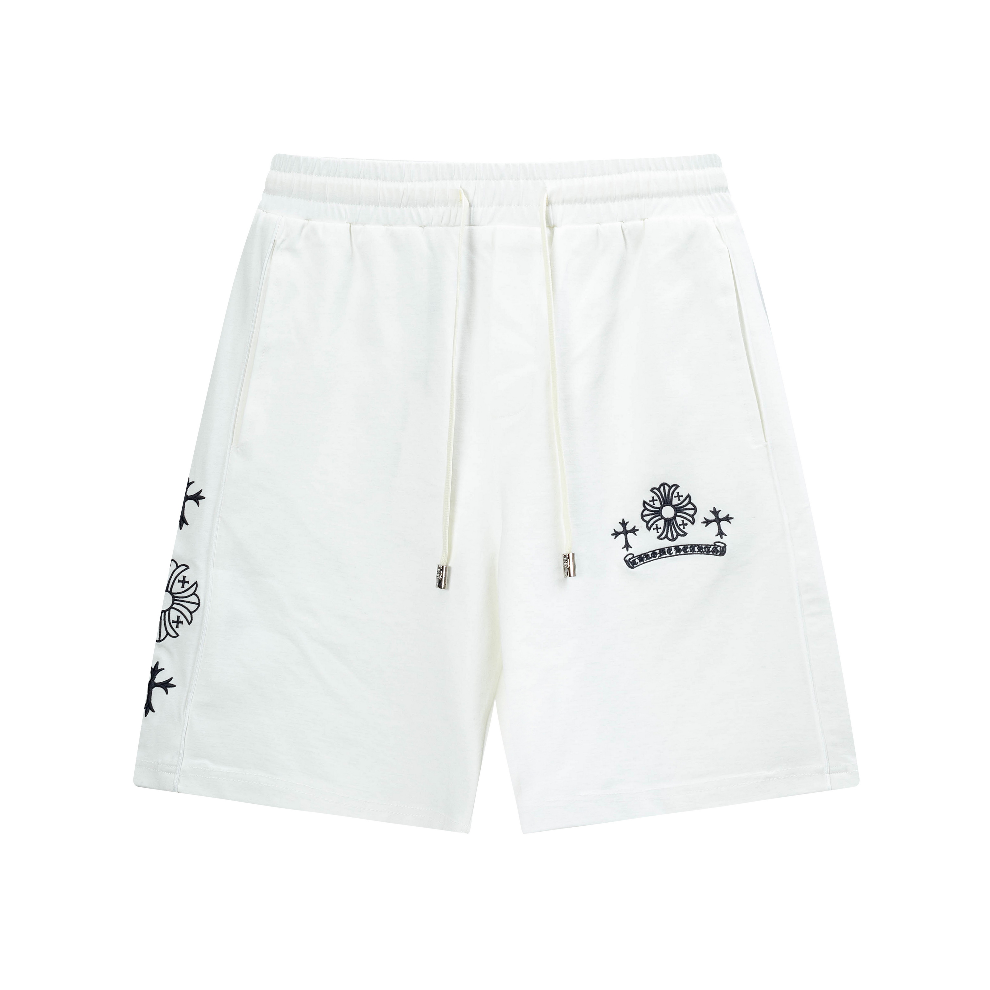 “2025 Crocon Knitting Shorts: Custom Fabric, Strong Crotch, Stylish Design | Black-White, M-4XL” - 图片 1