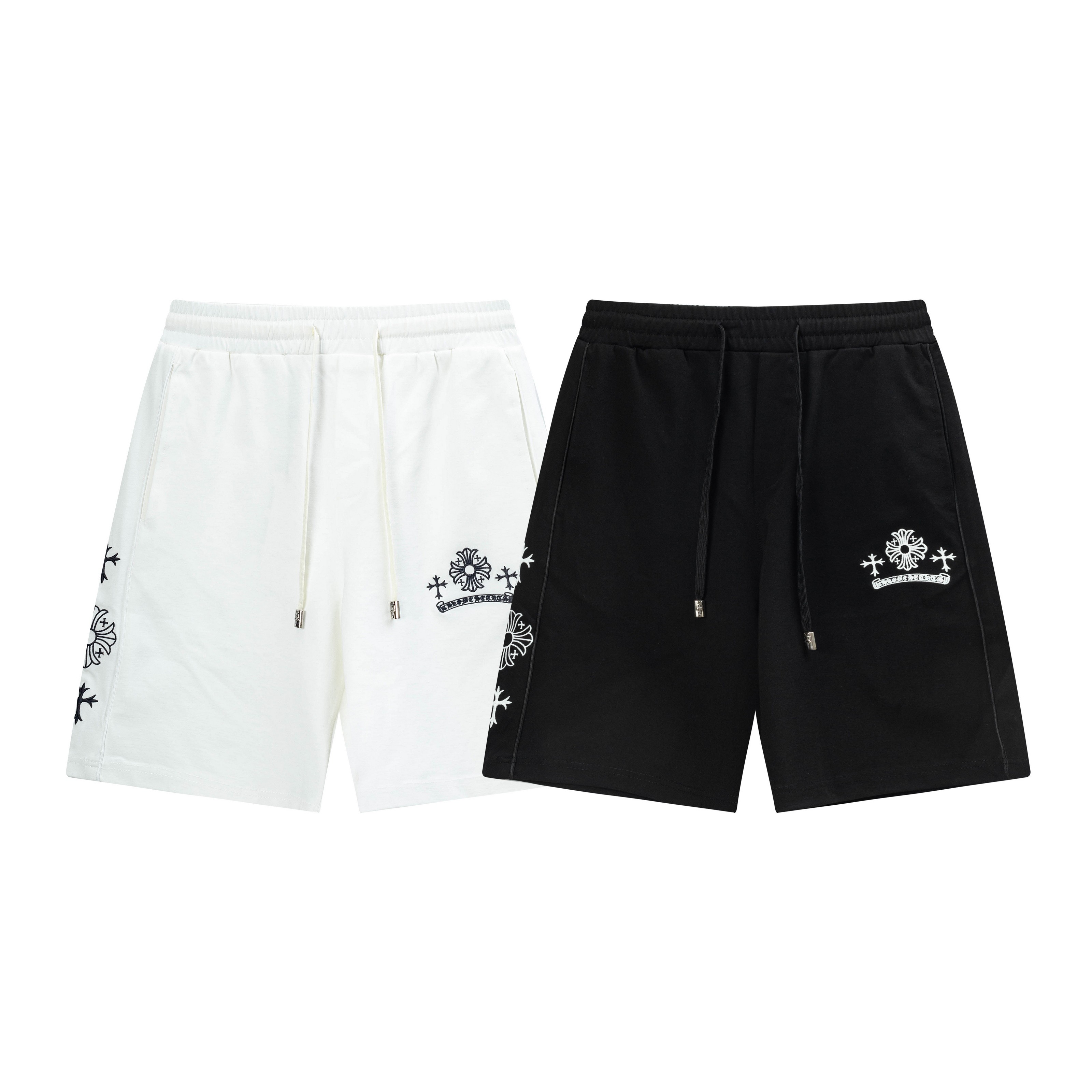 “2025 Crocon Knitting Shorts: Custom Fabric, Strong Crotch, Stylish Design | Black-White, M-4XL” - 图片 9