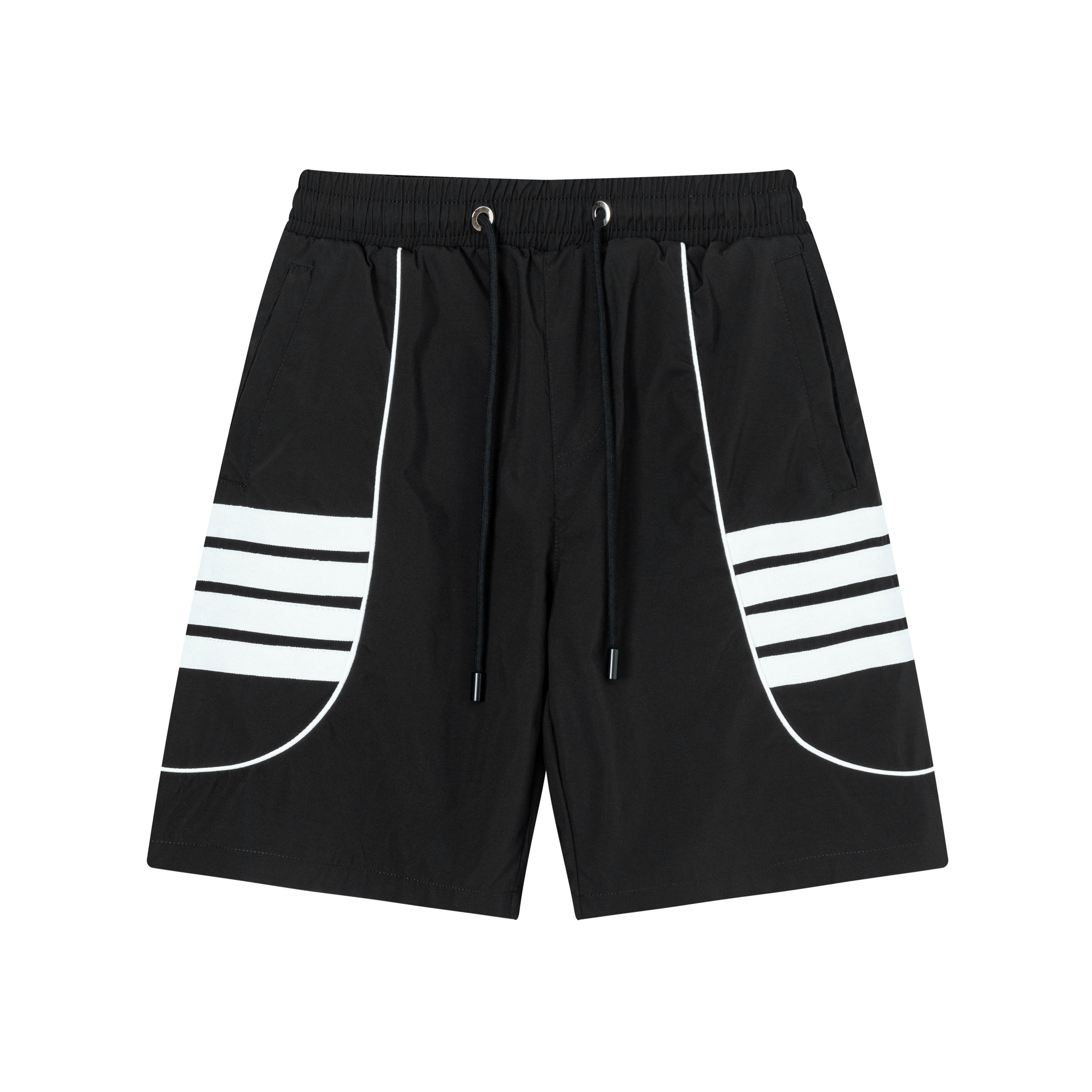 Shorts de playa de secado rápido TB 2025, tela personalizada, logo bordado artesanal. Corte ajustado y tridimensional, …