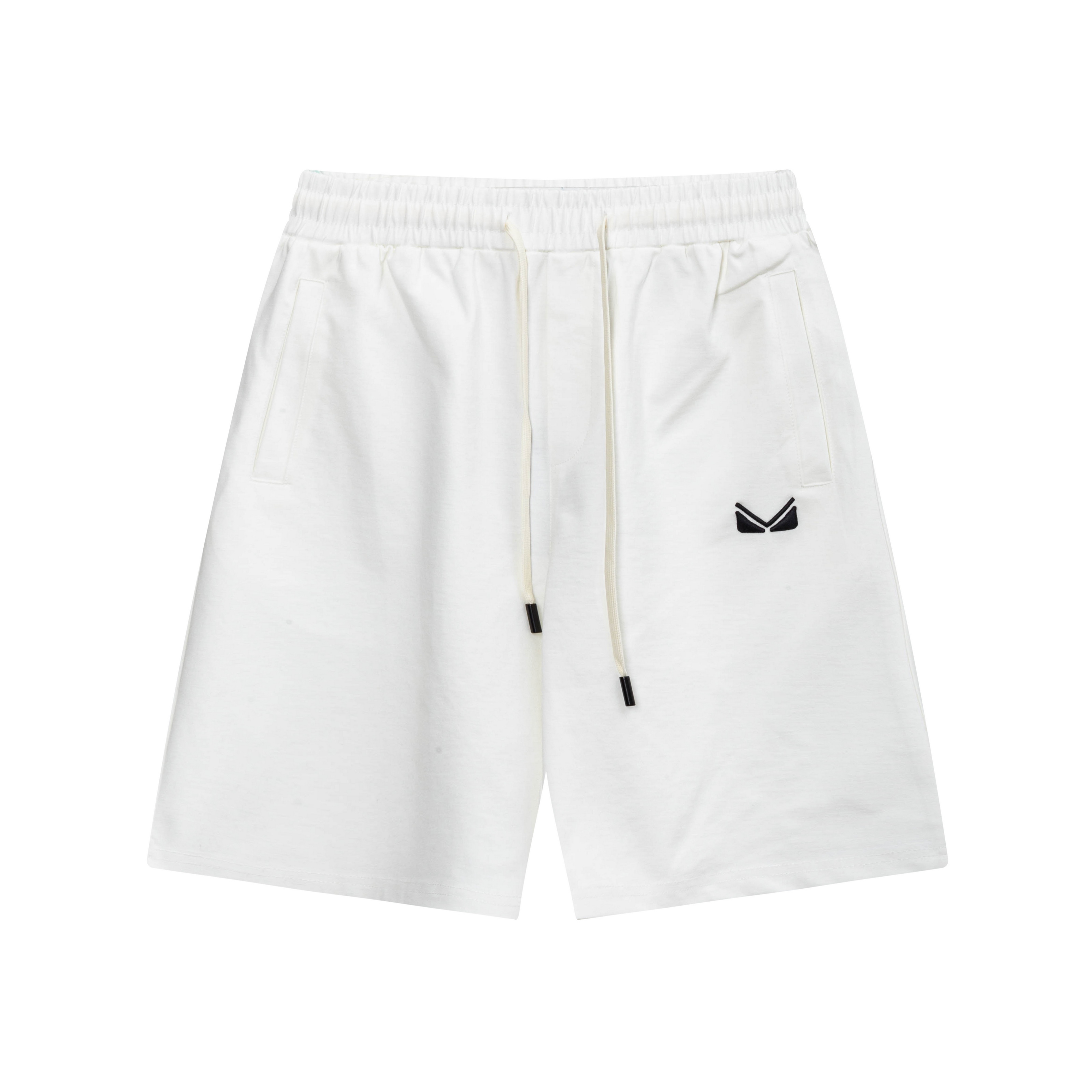 Pantalones cortos de punto FENDI Fendi 2025 nuevos, tejido personalizado, técnica de punto, logo bordado. Corte ajustad…