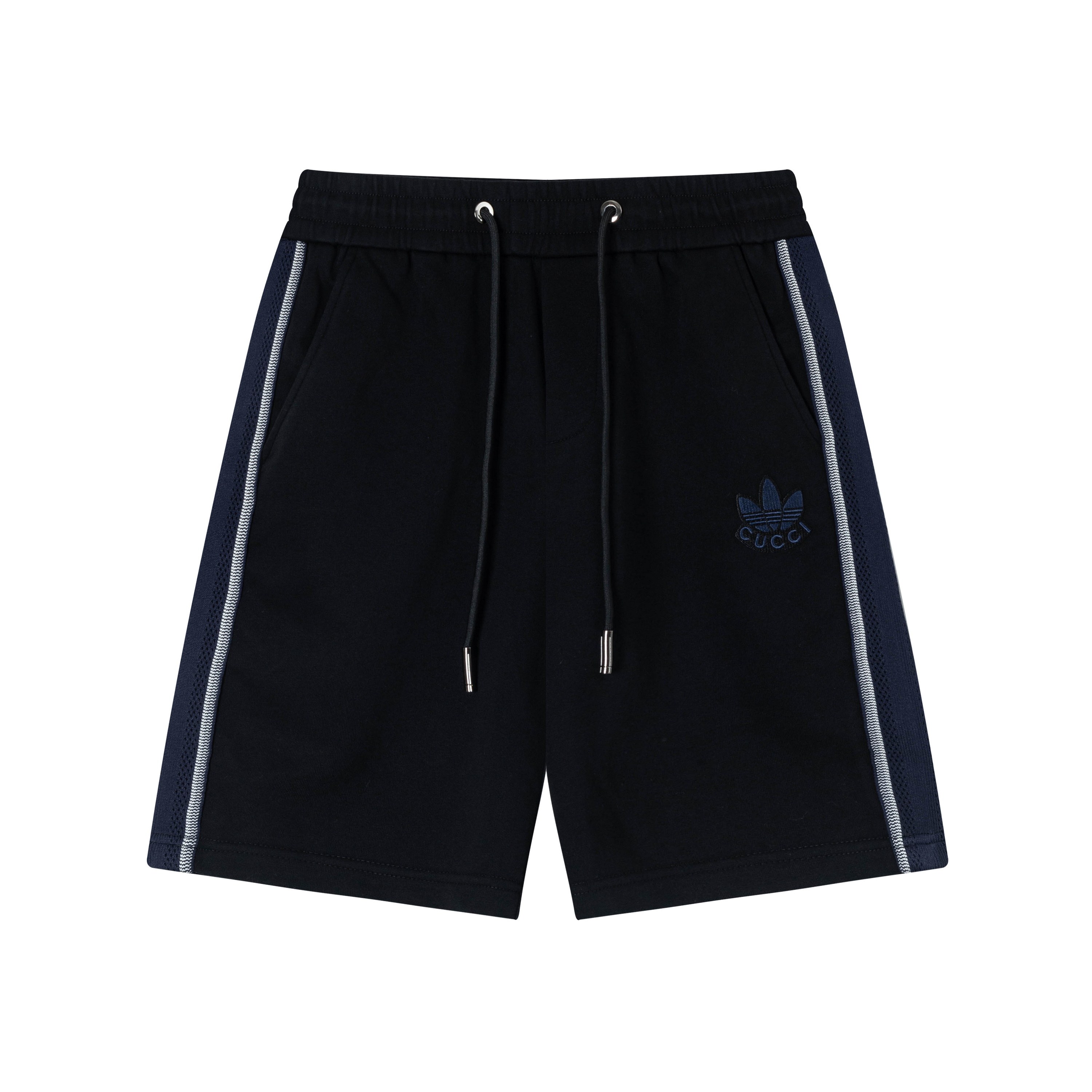 2025 GUCCI New Knitting Shorts with Embroidered Logo in Black, Sizes M-4XL - 图片 1