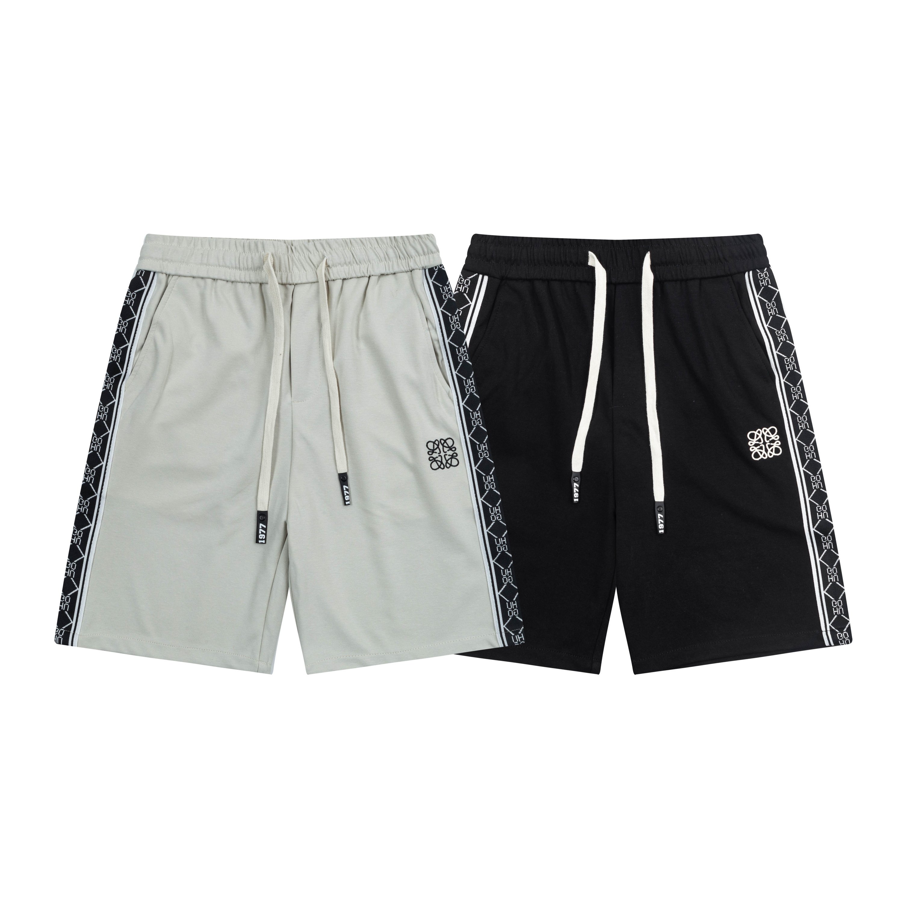 2025 Loewe Custom Knitting Shorts: Tight Layout, Strong Crotch, Stylish Embroidery. - 图片 9