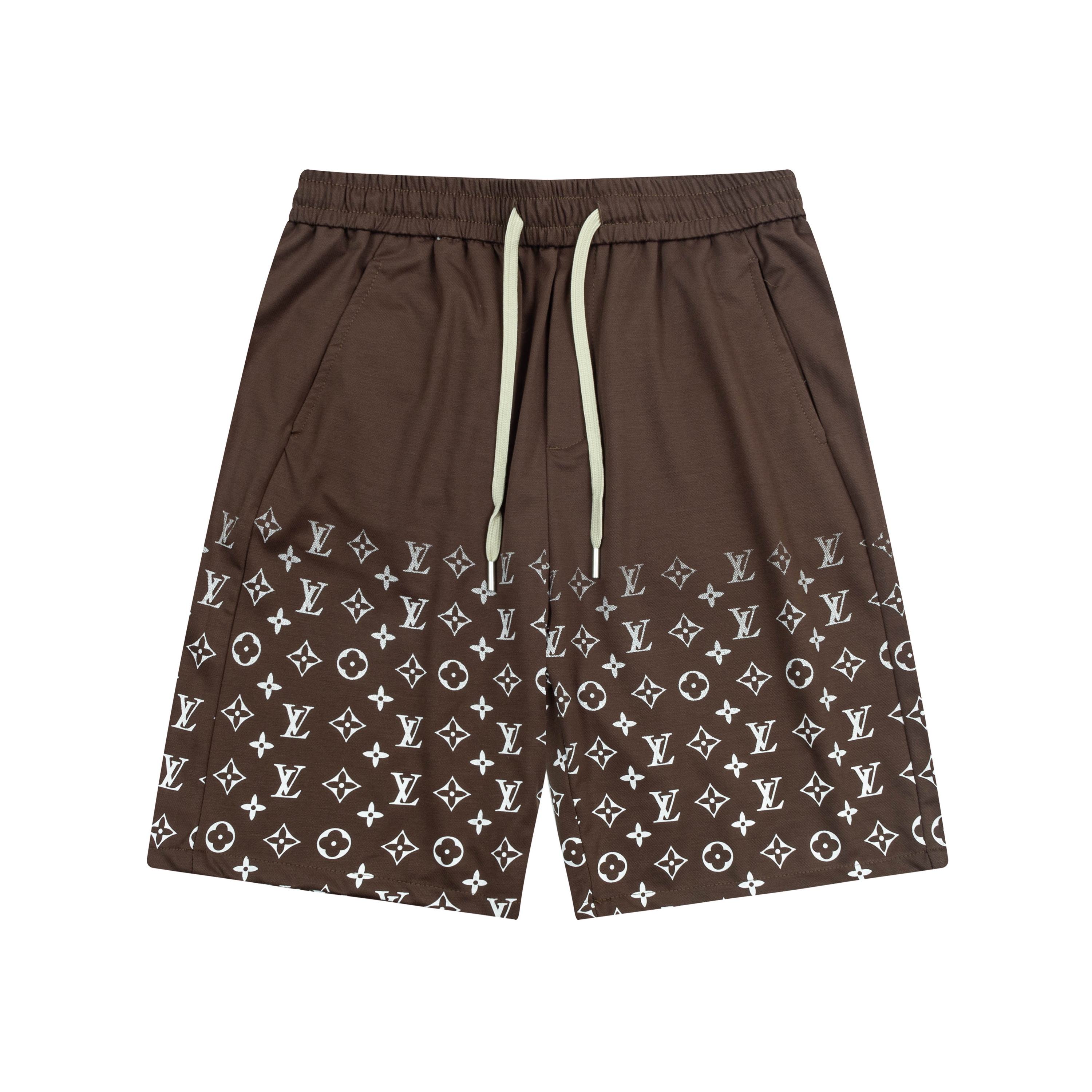 “LV Louis Vuitton 2025 New Knitting Shorts with Custom Embroidered Logo”