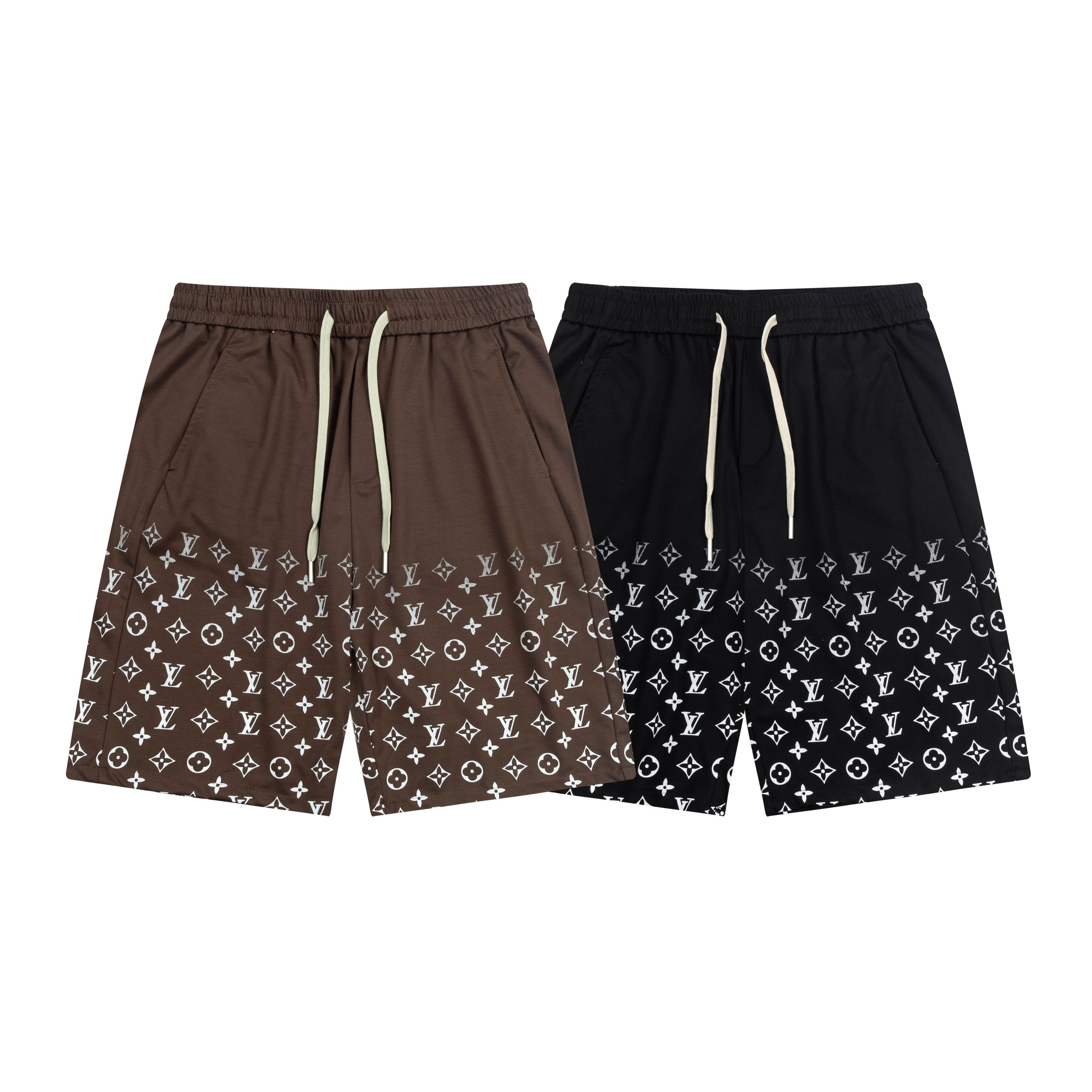 2025 LV Louis Vuitton Knitting Shorts: Custom Fabric, Embroidered Logo, Stylish Design - 图片 9