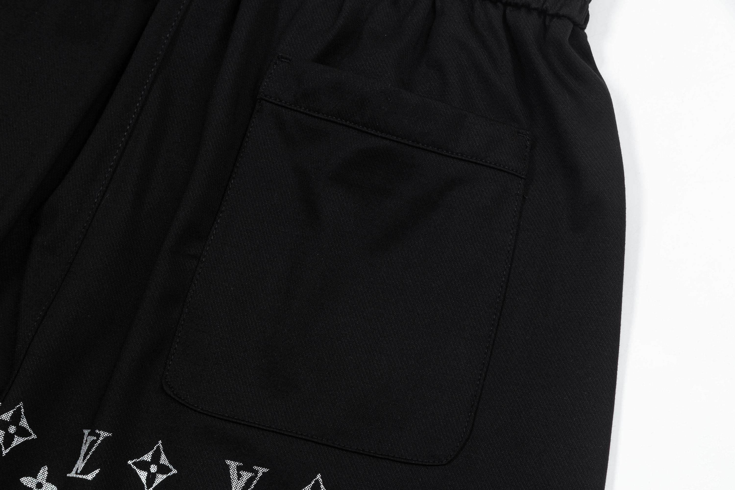 2025 LV Louis Vuitton Knitting Shorts: Custom Fabric, Embroidered Logo, Stylish Design - 图片 5