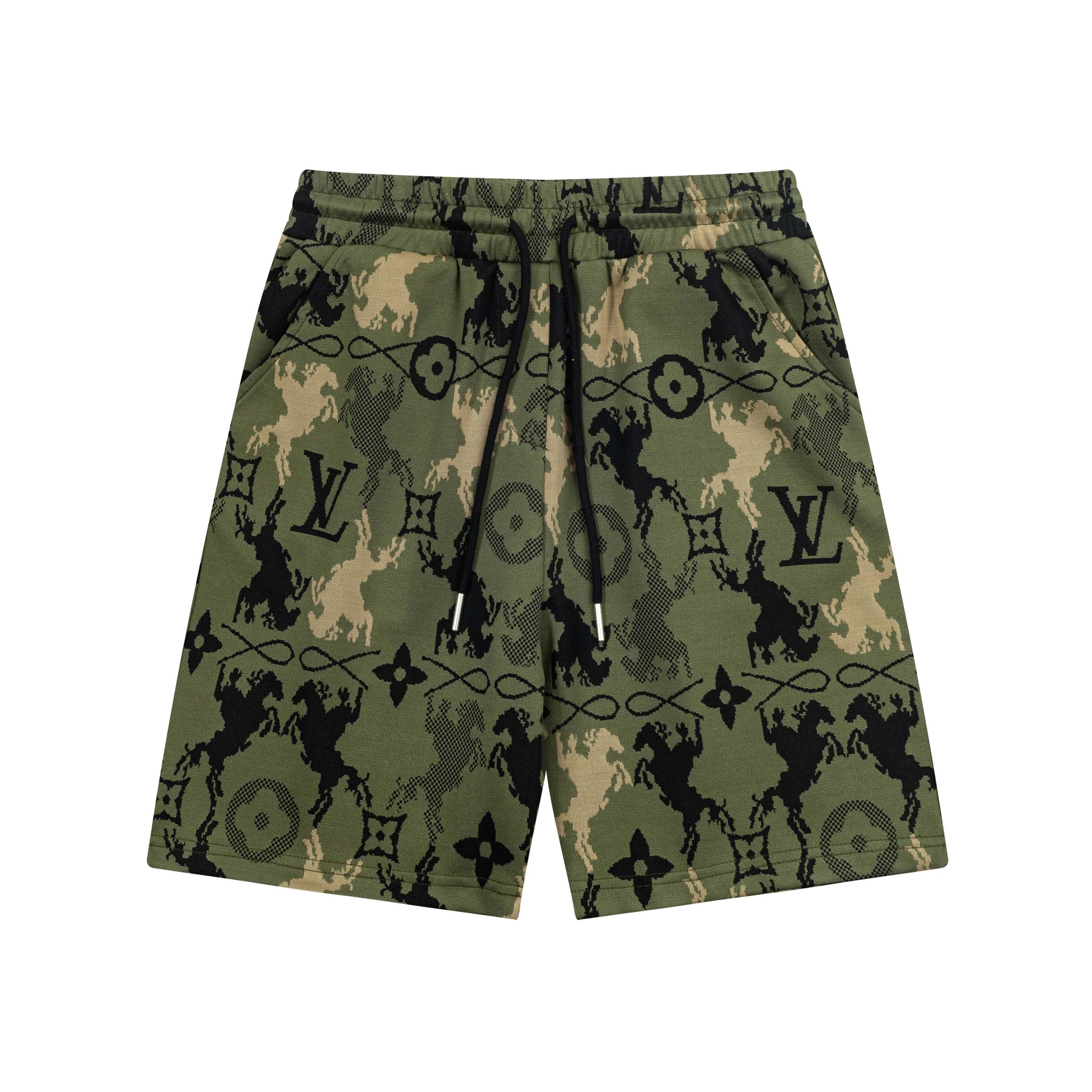 LV Louis Vuitton 2025 Spring Summer Bouquet Shorts: High-Density Knitting, Stylish & Comfortable. - 图片 1