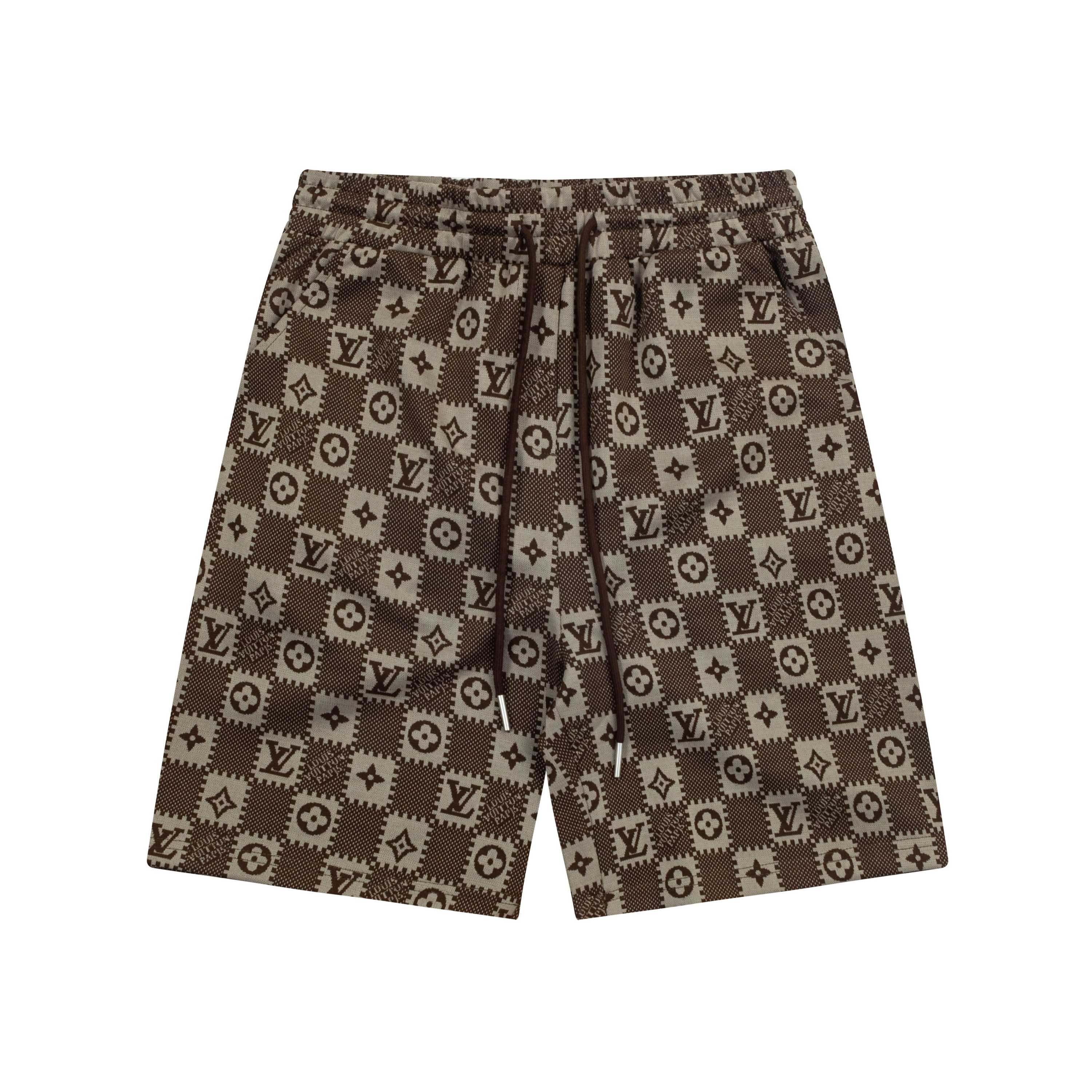 LV Louis Vuitton 2025 Spring/Summer Bouquet Shorts: High-Density Knitting, Stylish Tailored Design - 图片 1