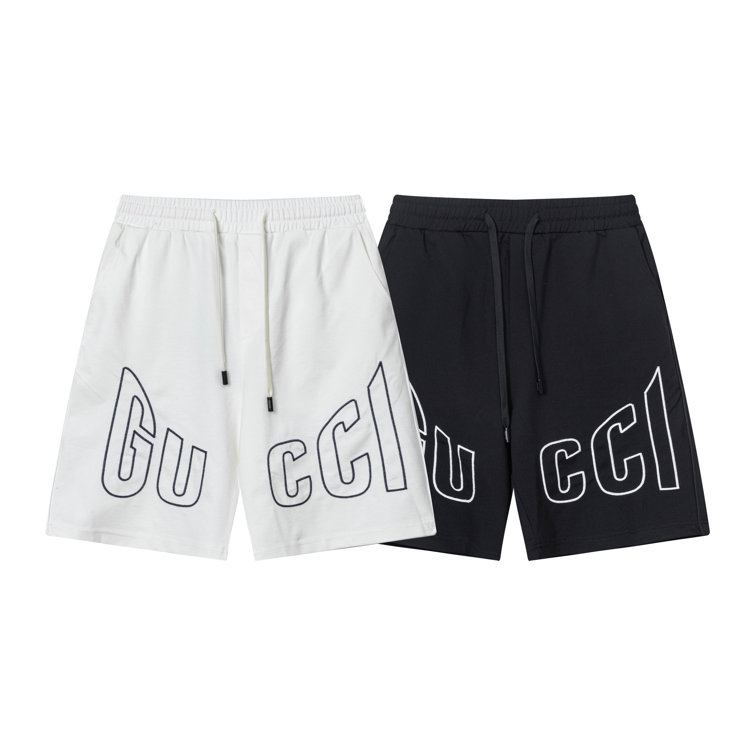 New 2025 GUCCI Knitting Shorts with Custom Embroidery Logo and Fabric - 图片 9