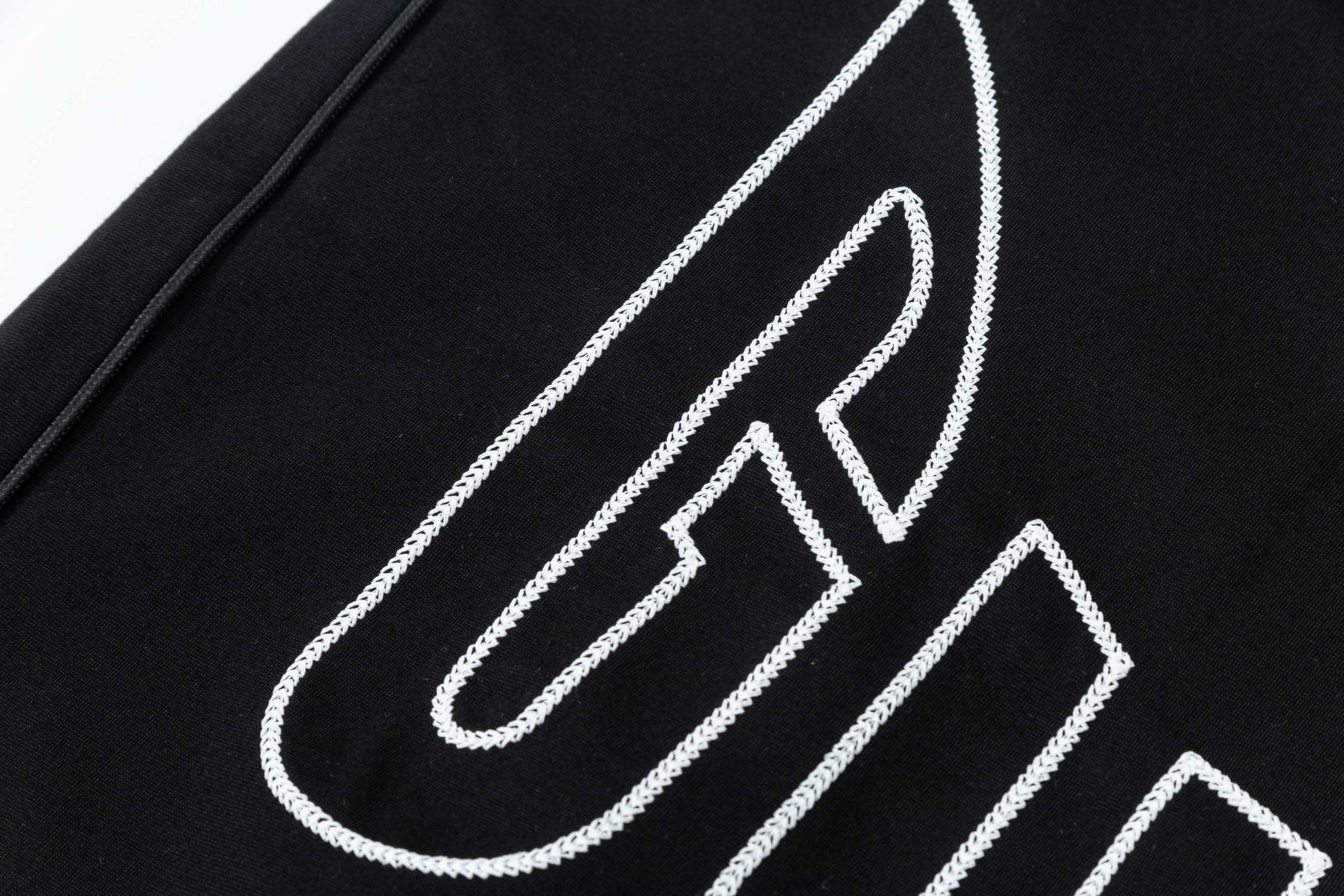 New 2025 GUCCI Knitting Shorts with Custom Embroidery Logo – White-Black, M-4XL - 图片 7