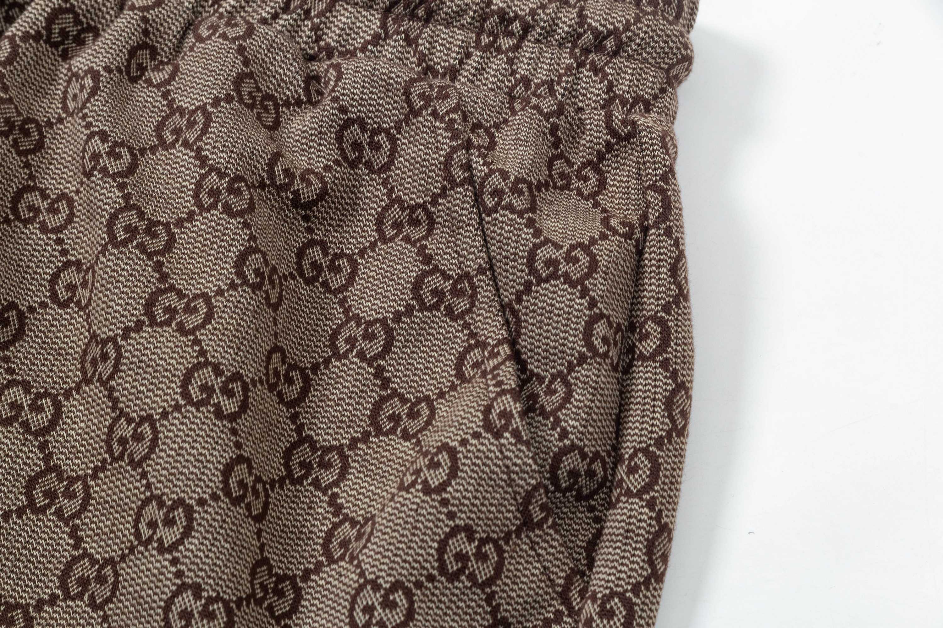 Gucchi GUCCI 2025 High-Density Knitting Shorts with Strong Gold Thongs. - 图片 5