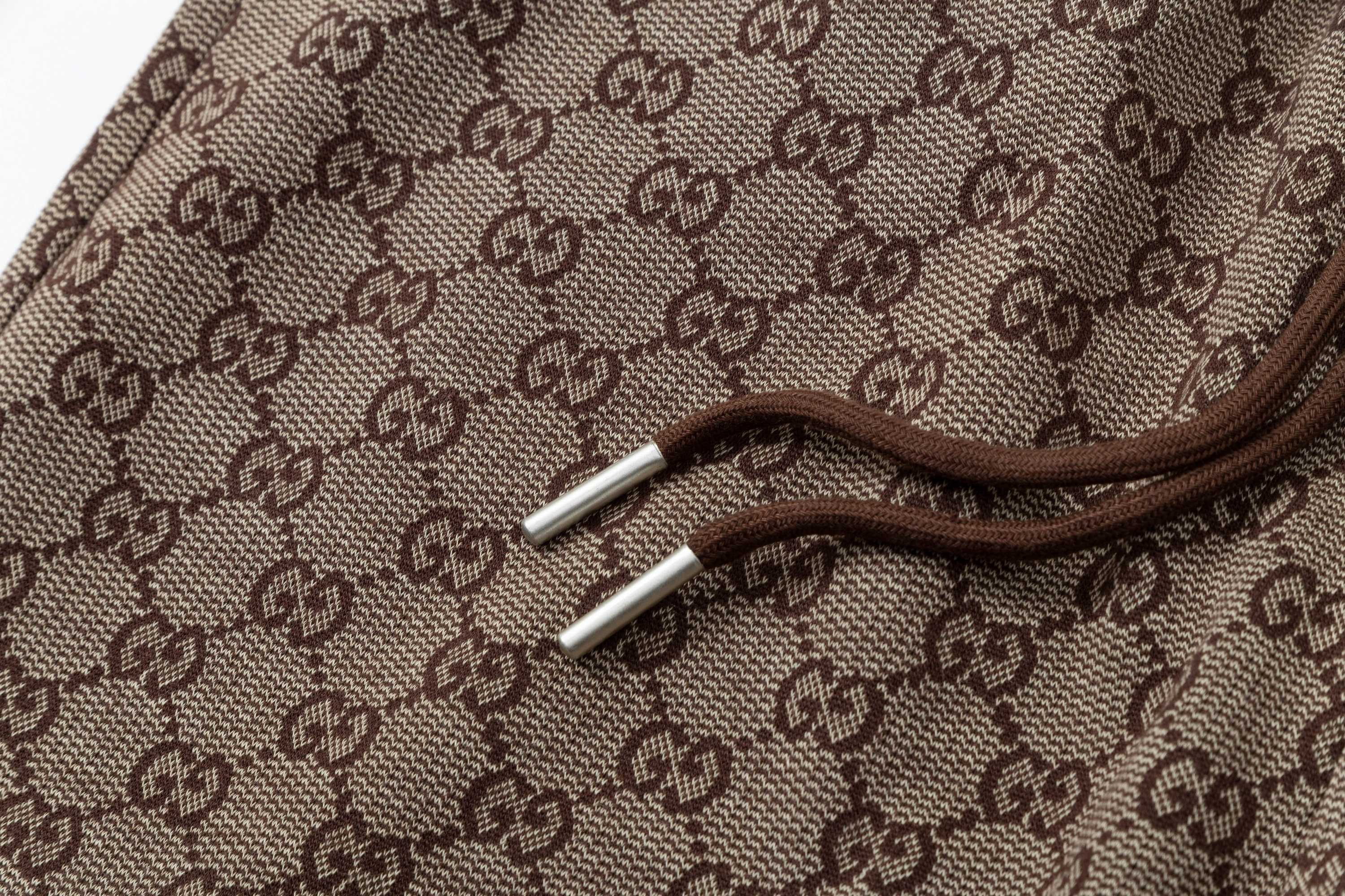 Gucchi GUCCI 2025 High-Density Knitting Shorts with Strong Gold Thongs. - 图片 7