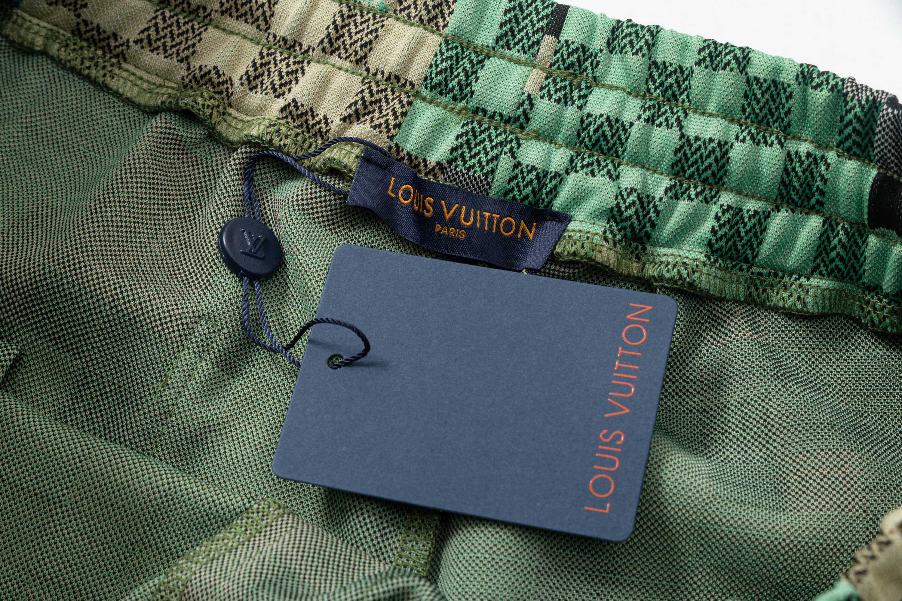 LV Louis Vuitton 2025 Spring/Summer Bouquet Shorts in High-Density Knit – Gold Details. - 图片 9