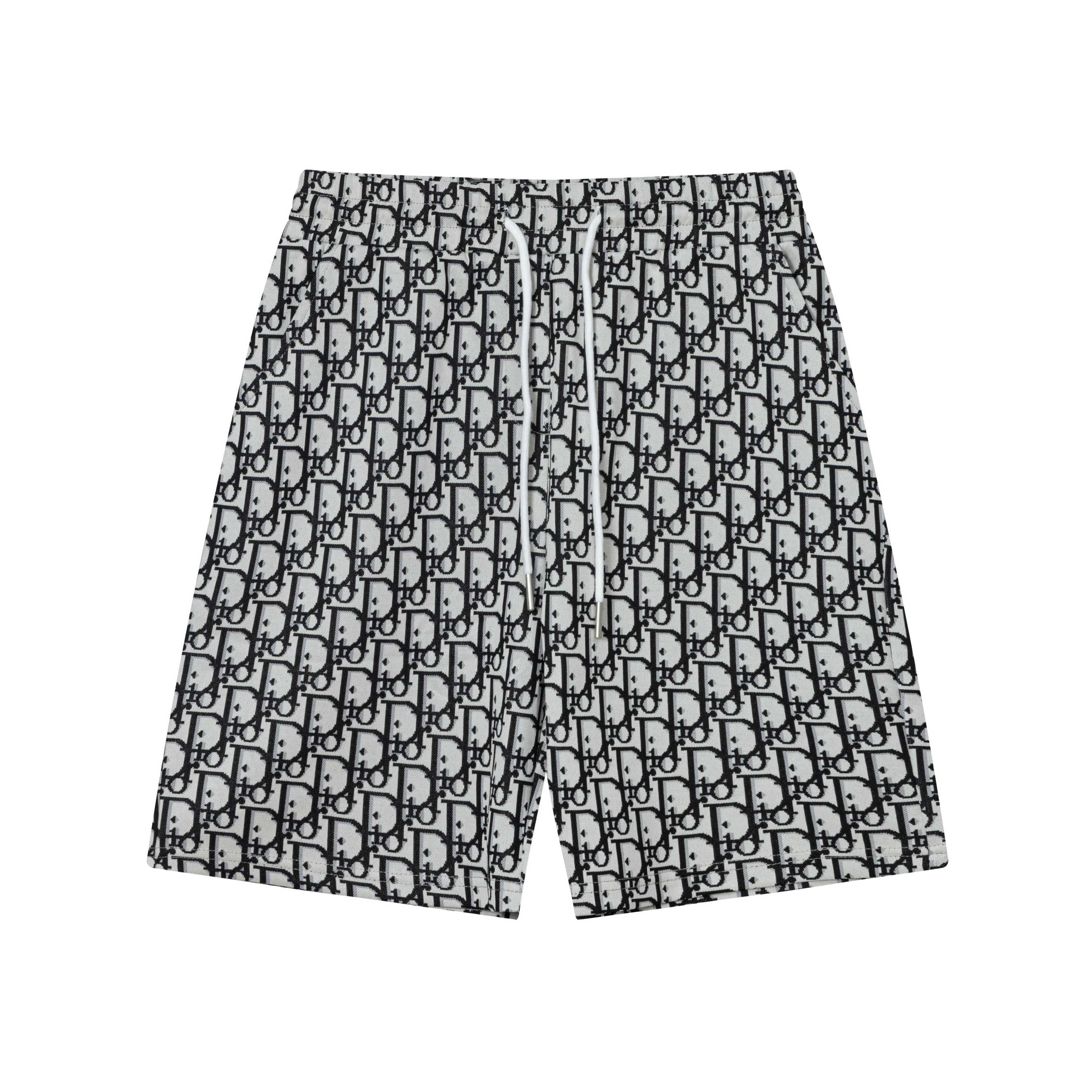 “Dior 2025 Spring Summer Knitting Shorts: High-Density Process, Gold Ropes, Stylish Comfort” - 图片 1