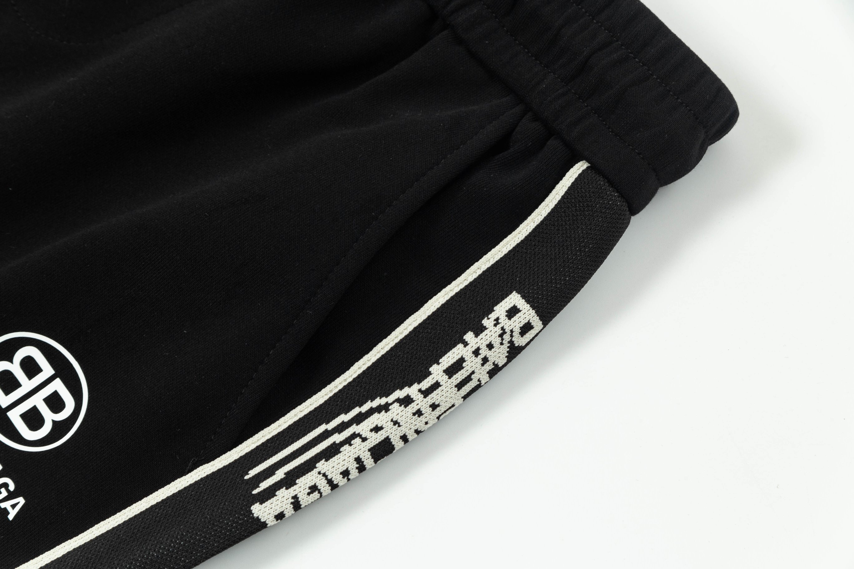 New Knitting Shorts 2025: Custom Fabric, Embroidered Logo, Stylish Design, Black, M-4XL. - 图片 6