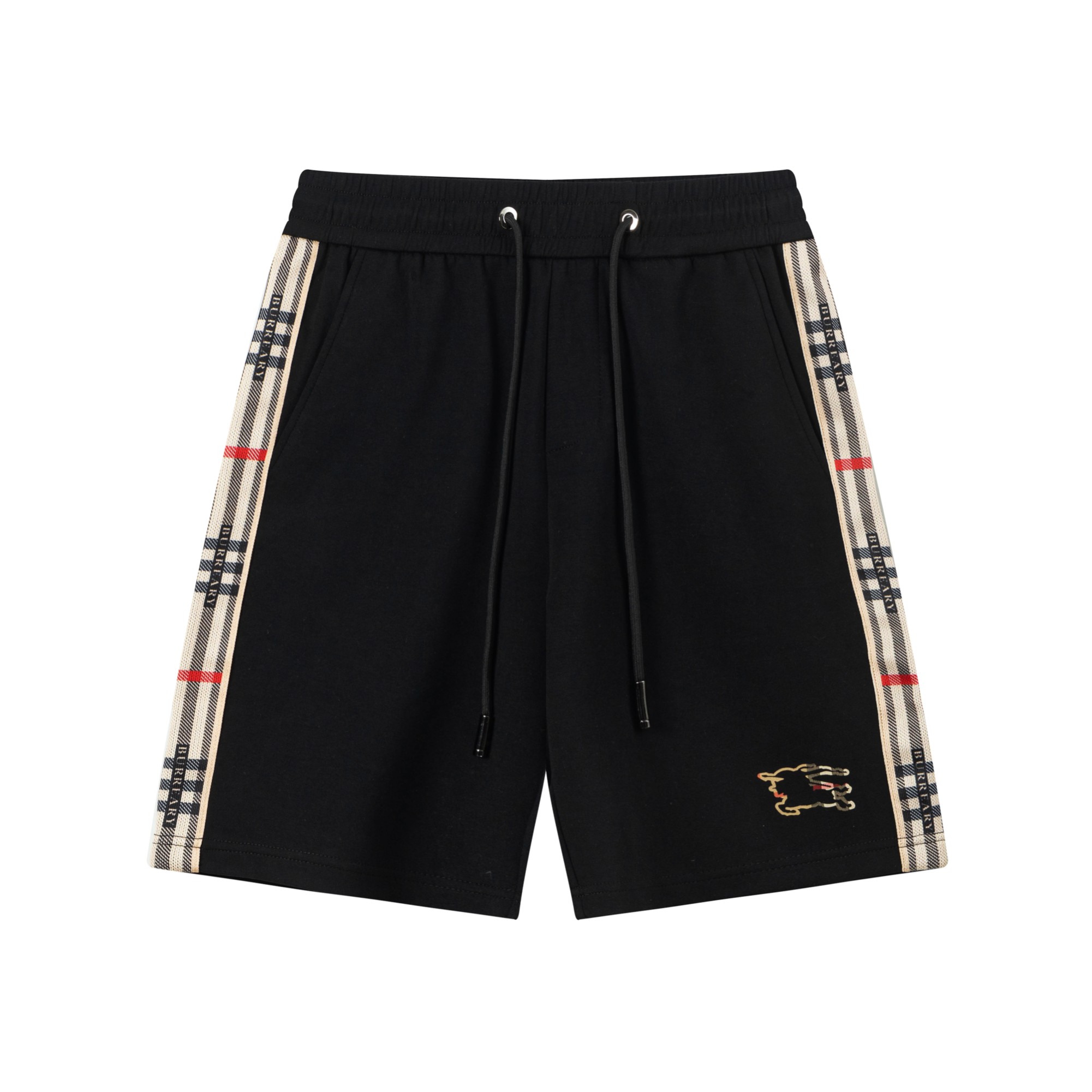 “New Pablo Burberry Knitting Shorts with Custom Logo and Strong Crotch” - 图片 1
