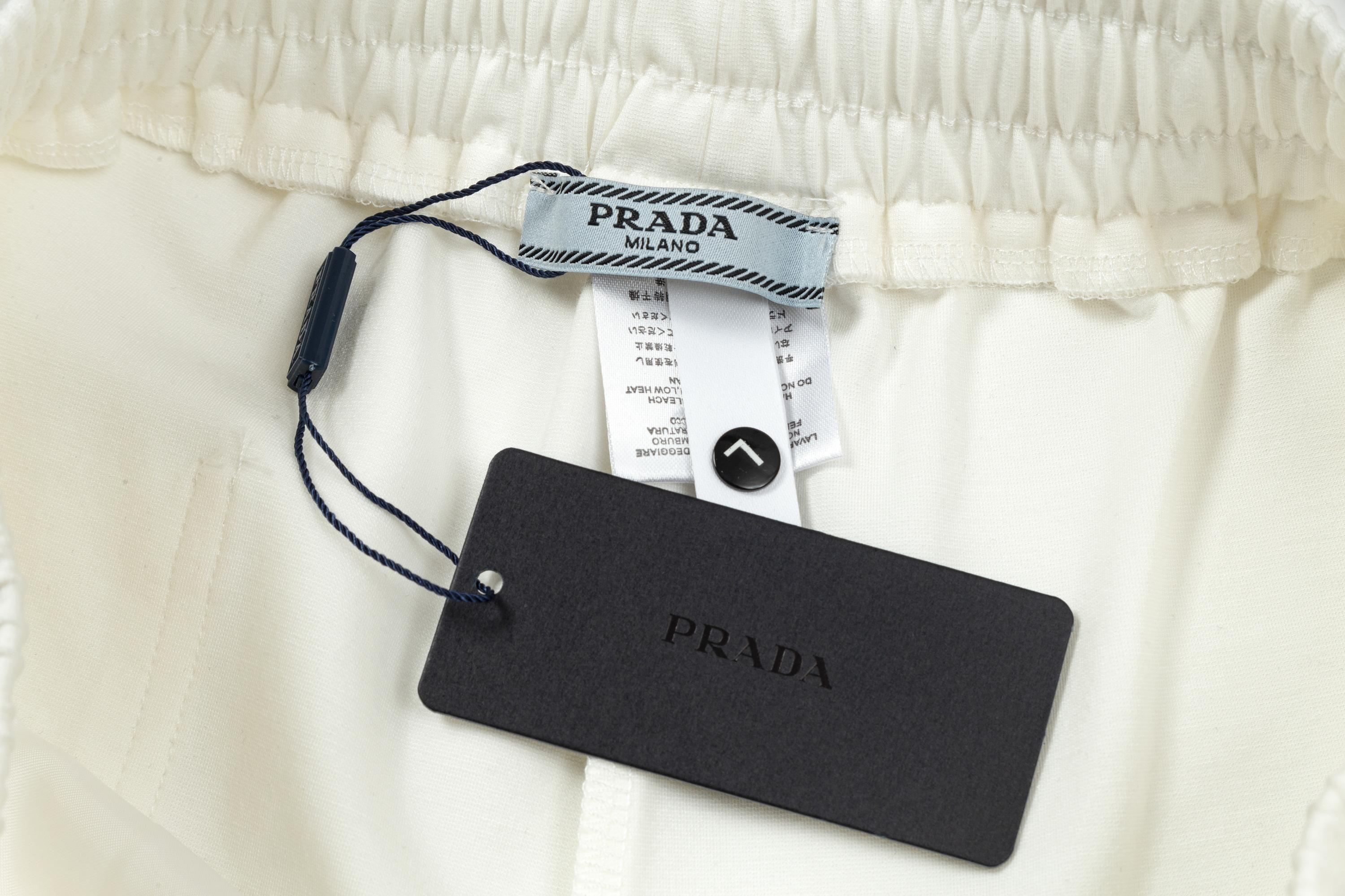 2025 Prada New Knitting Shorts with Custom Fabric and Embroidered Logo - 图片 8
