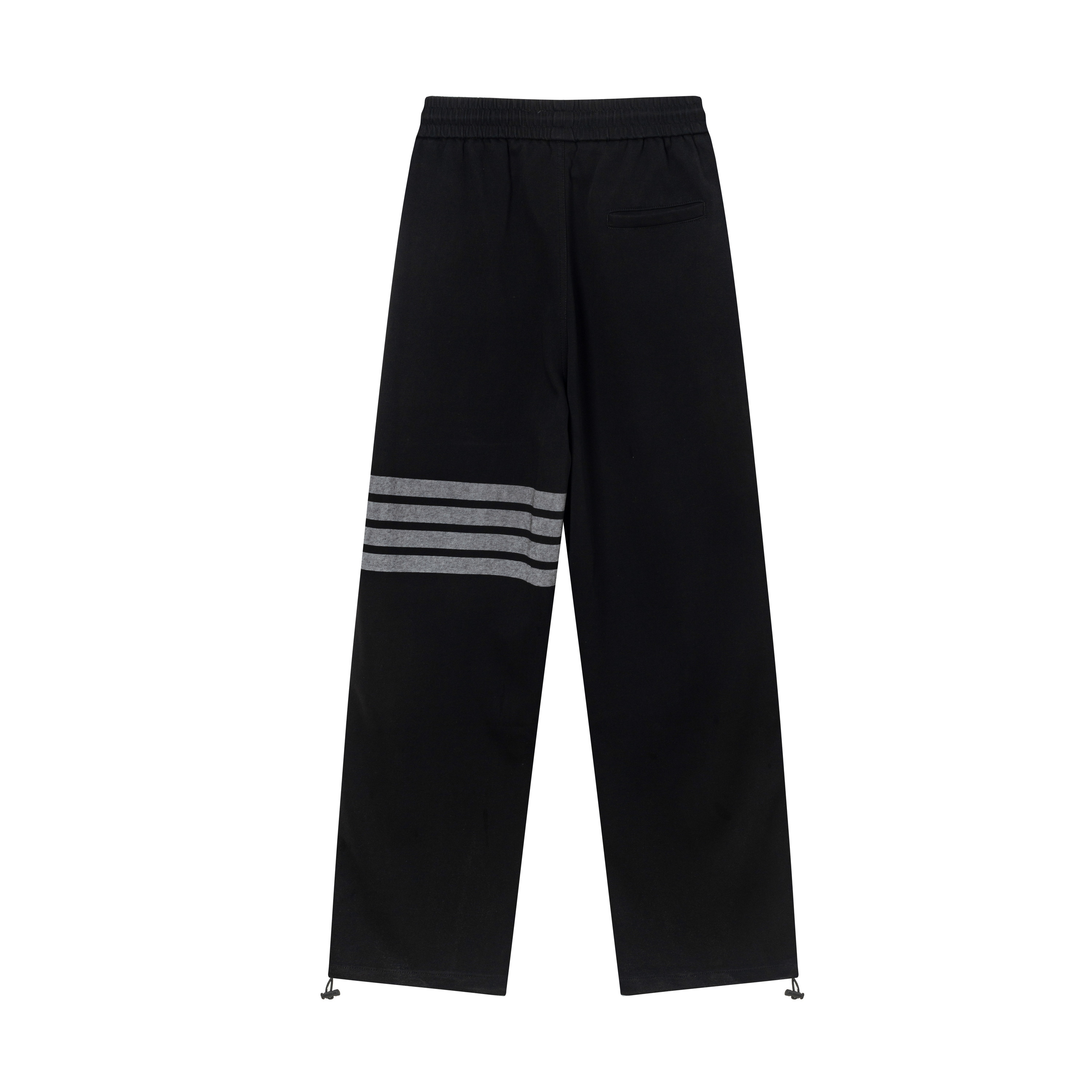 High-End Tailor-Made Leisure Pants with Brand Element Design in Black, Sizes M-4XL - 图片 2