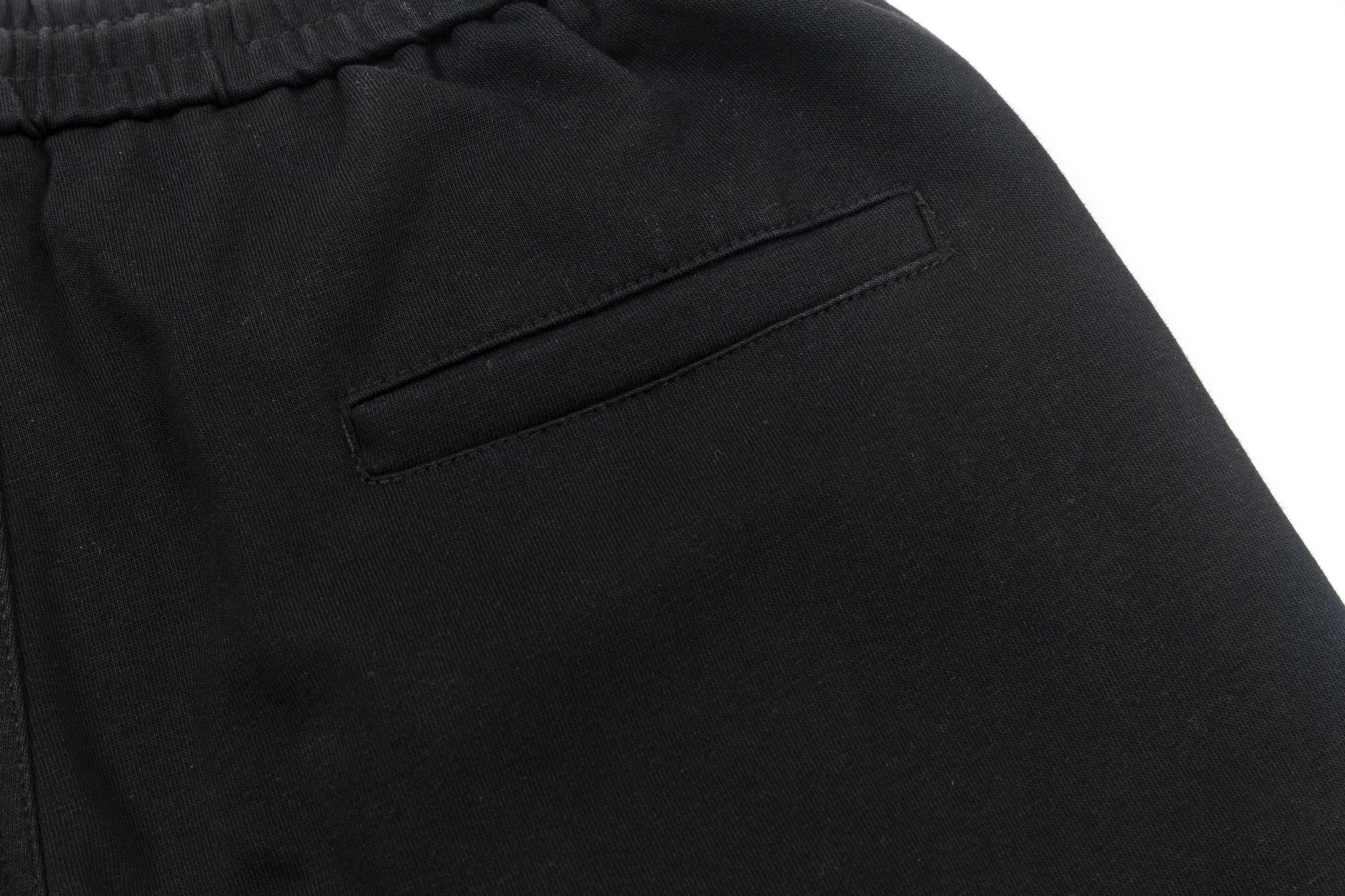 High-End Tailor-Made Leisure Pants with Brand Element Design in Black, Sizes M-4XL - 图片 4