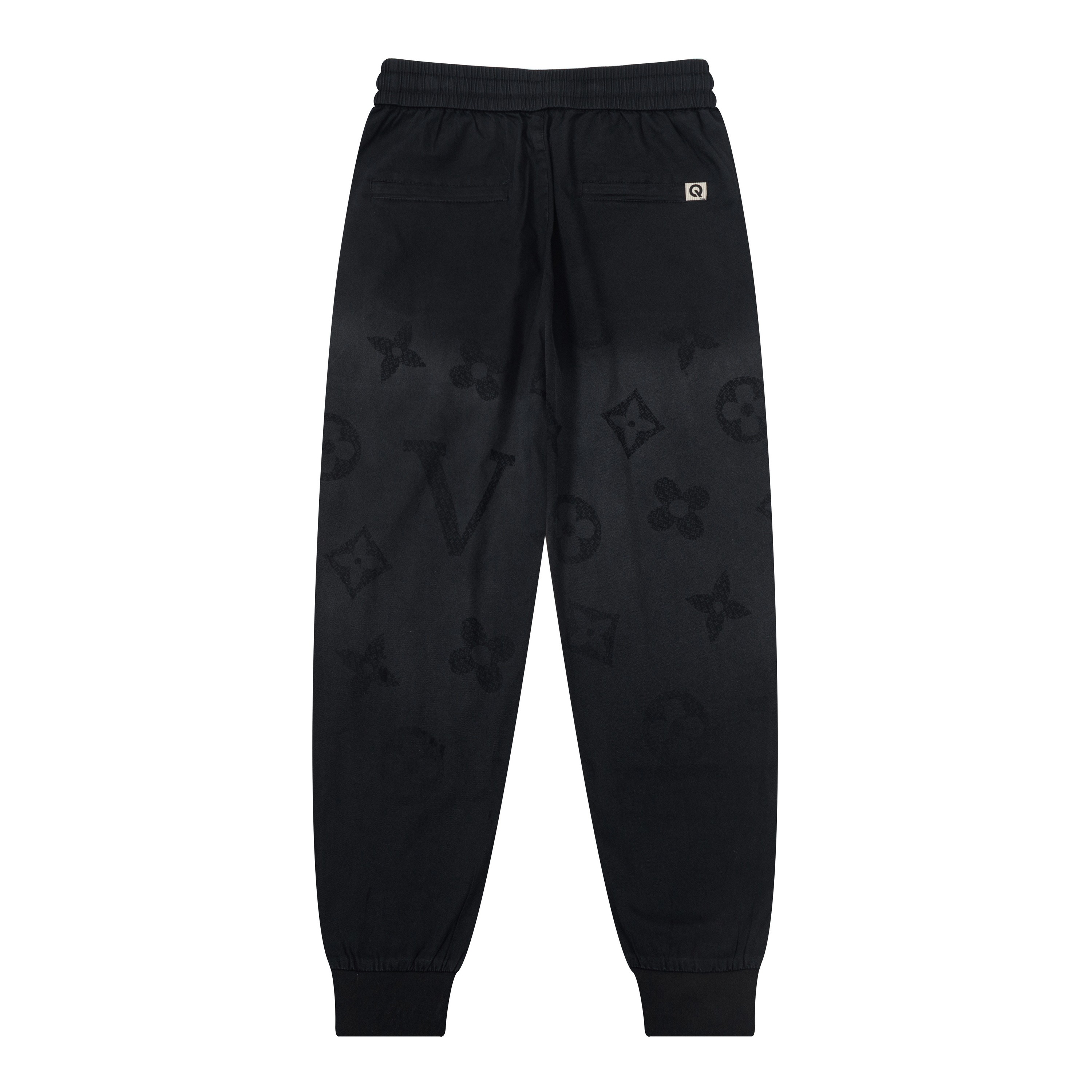 High-end LV Recreational Pants: Classic Logo, High Quality, Comfortable, Black, M-4XL. - 图片 2