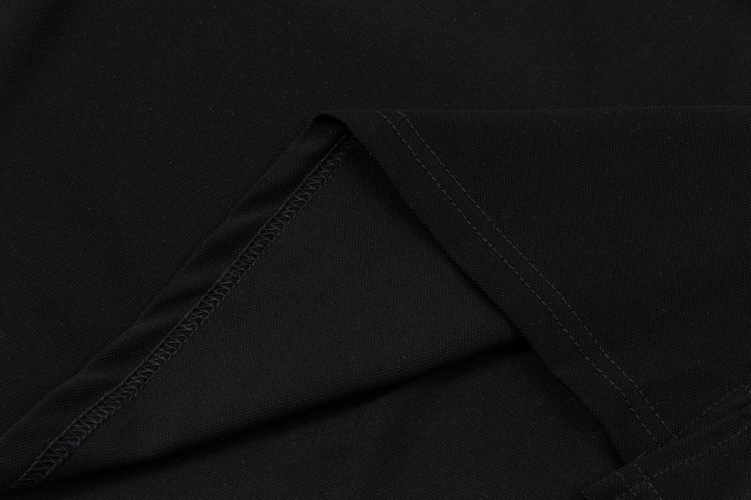 High-Quality Versace POLO Shirts with Gorretex Logo Buttons in White and Black - 图片 8