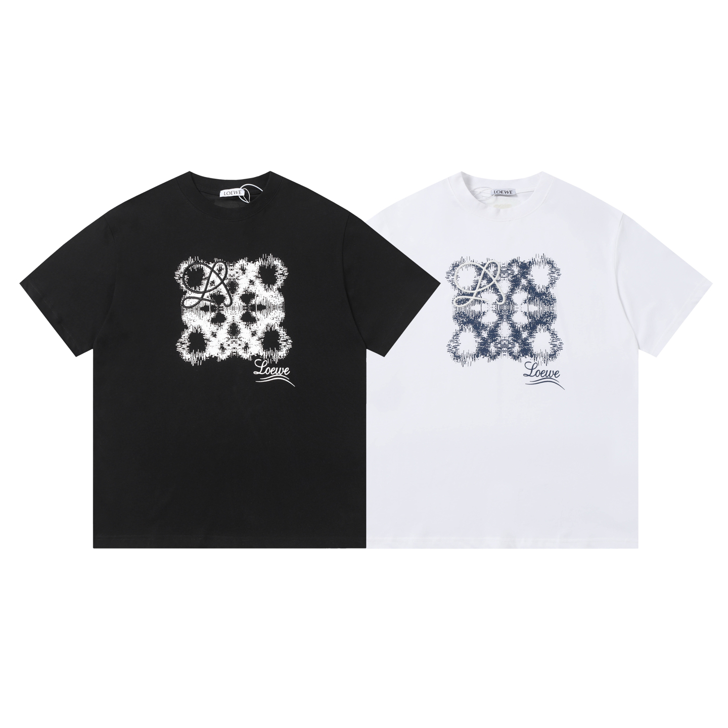 Loewe 25s Cotton Fabric Shirt in White and Black, Sizes S-XXL, 270g. - 图片 9