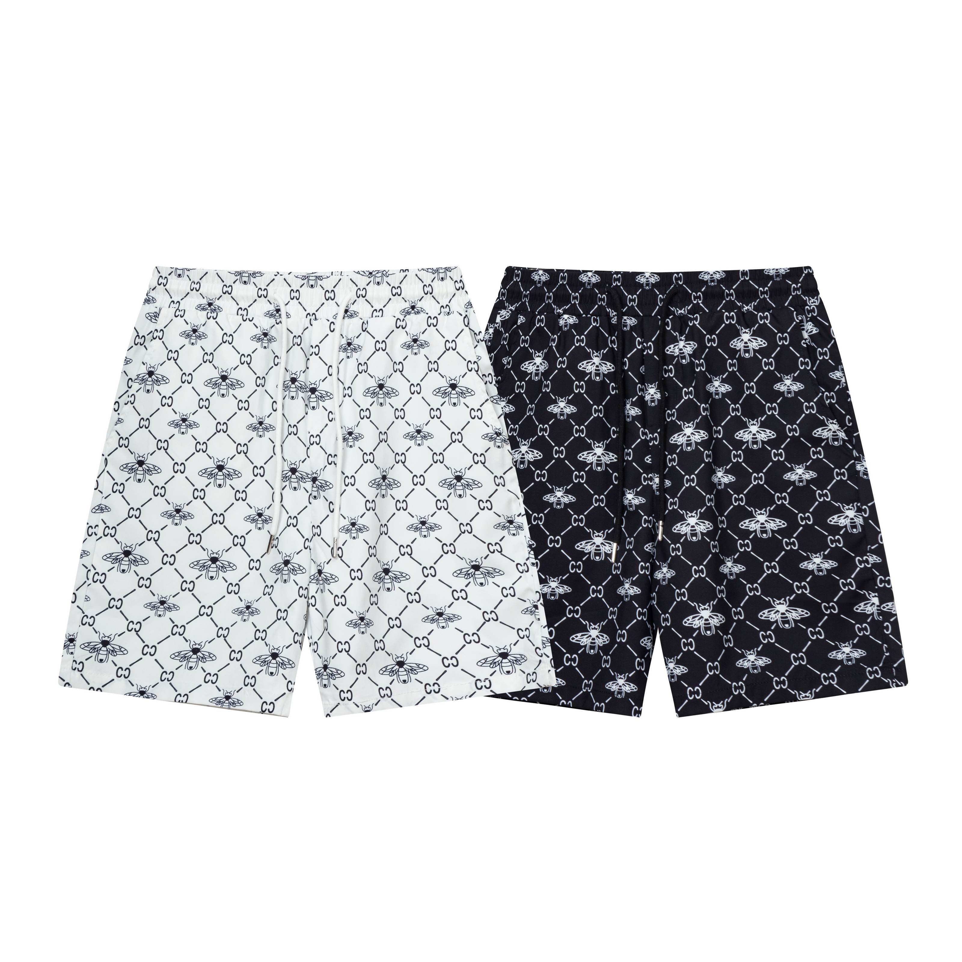 GUCCI 经典款小蜜蜂 沙滩短裤服装,gucci 9