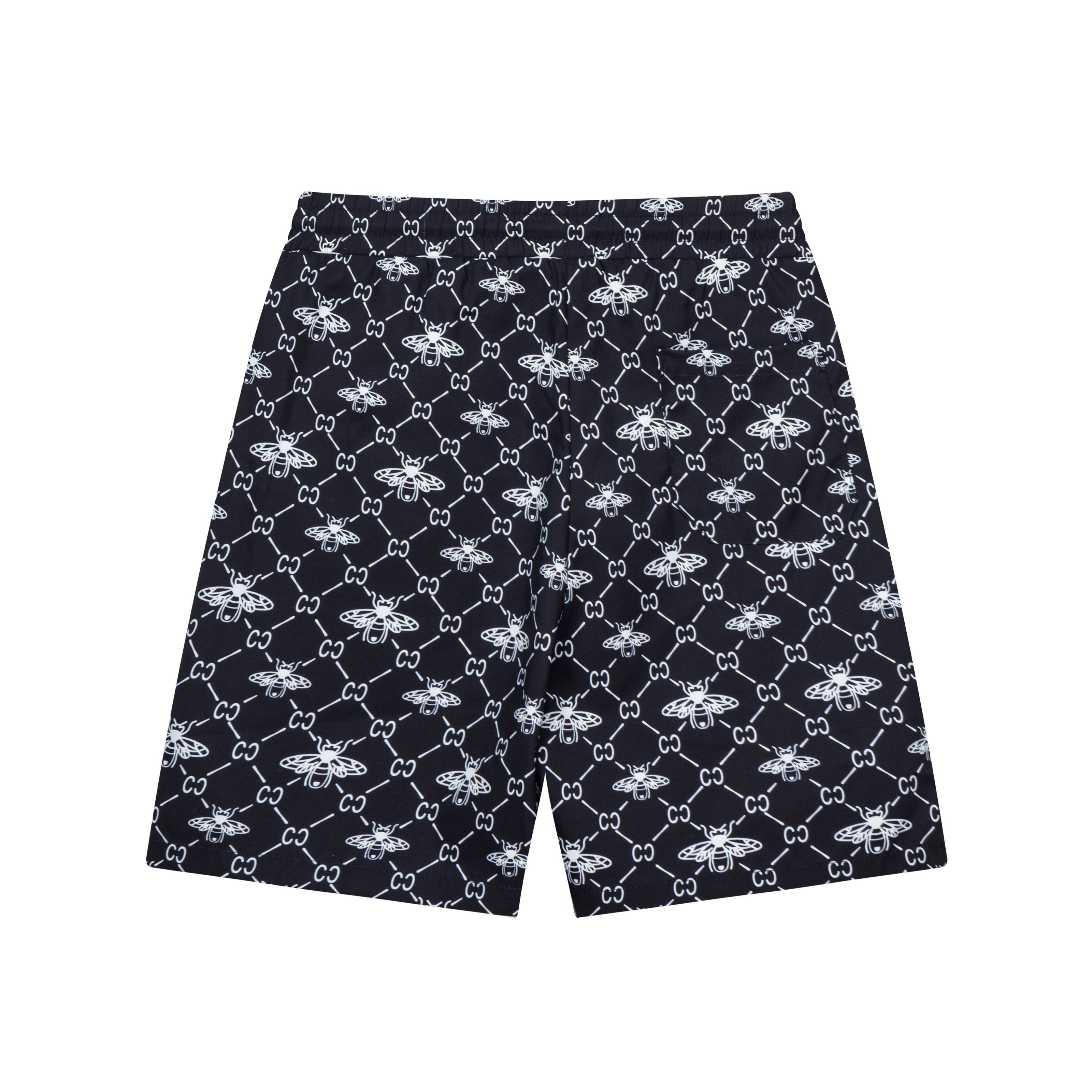 GUCCI 经典款小蜜蜂 沙滩短裤服装,gucci 2