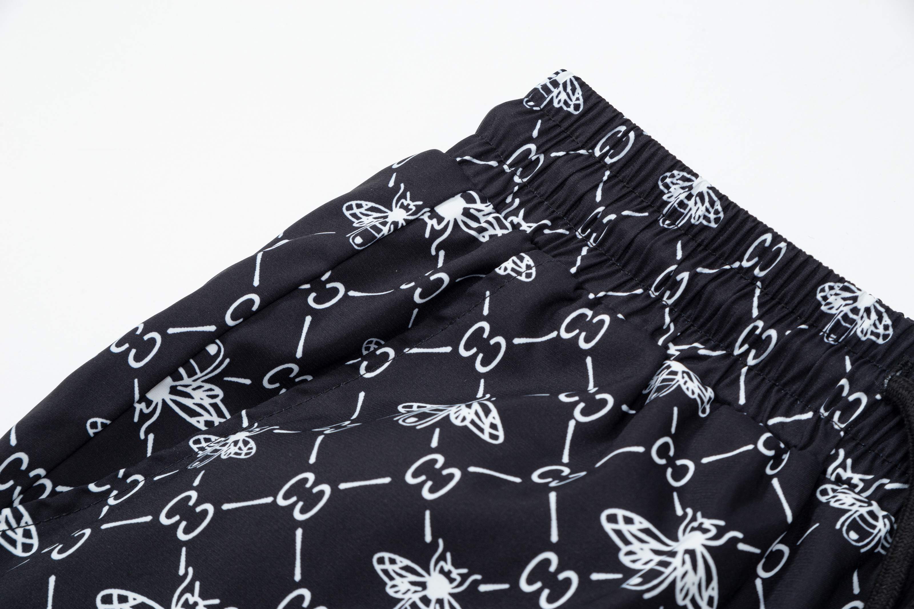 GUCCI 经典款小蜜蜂 沙滩短裤服装,gucci 5