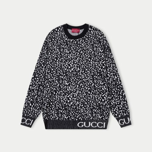 Gucci 25SS Round Neck Sweater Custom Wool Blend Soft and Comfortable