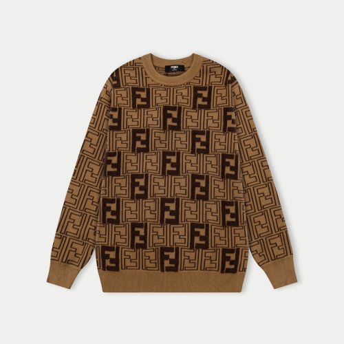 Fendi FF Motif Wool Sweater - Iconic Style, Ultimate Comfort, Unisex Design