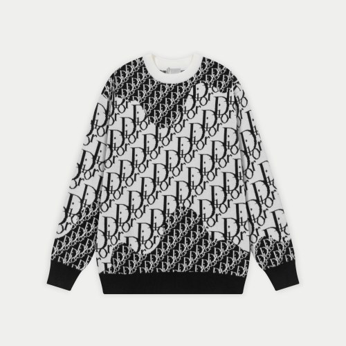 Dior 25SS Round Neck Wool Sweater - Soft, Comfortable, and Stylish 1 Dior 25SS Round Neck Wool Sweater - Soft, Comfortable, and Stylish