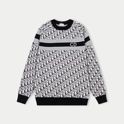 Dior 25SS Crew Neck Wool Sweater - Soft, Comfortable, and Stylish 1 Dior 25SS Crew Neck Wool Sweater - Soft, Comfortable, and Stylish