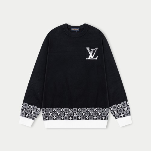 Louis Vuitton 25SS Crew Neck Wool Sweater - Soft, Durable, and Stylish