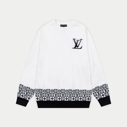Louis Vuitton 25SS Round Neck Wool Sweater, Soft, Skin-Friendly 1 Louis Vuitton 25SS Round Neck Wool Sweater, Soft, Skin-Friendly