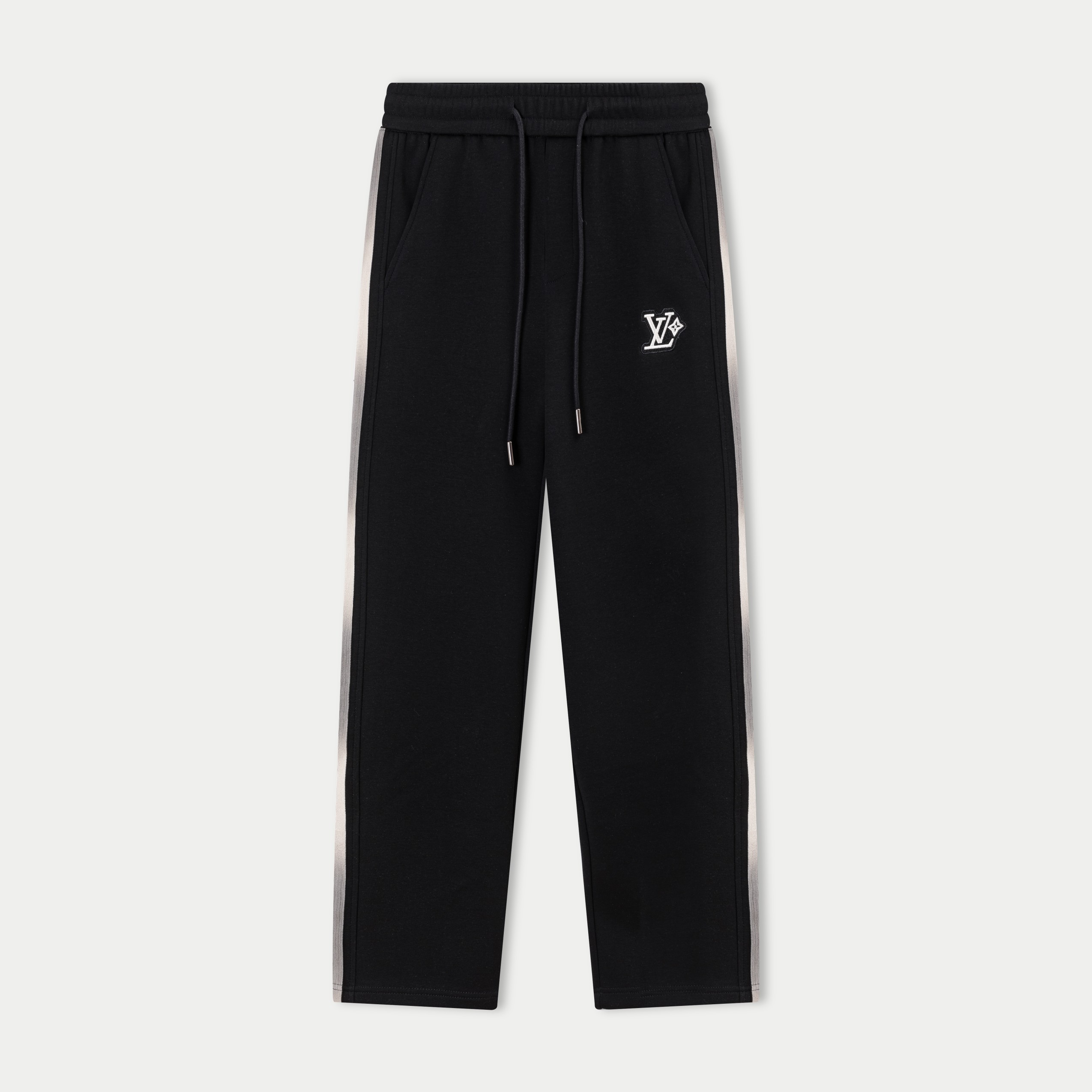 P120 LV Louis Vuitton 2025 otoño e invierno nuevos pantalones casuales de pierna ancha, tecnología de logotipo bordado,…
