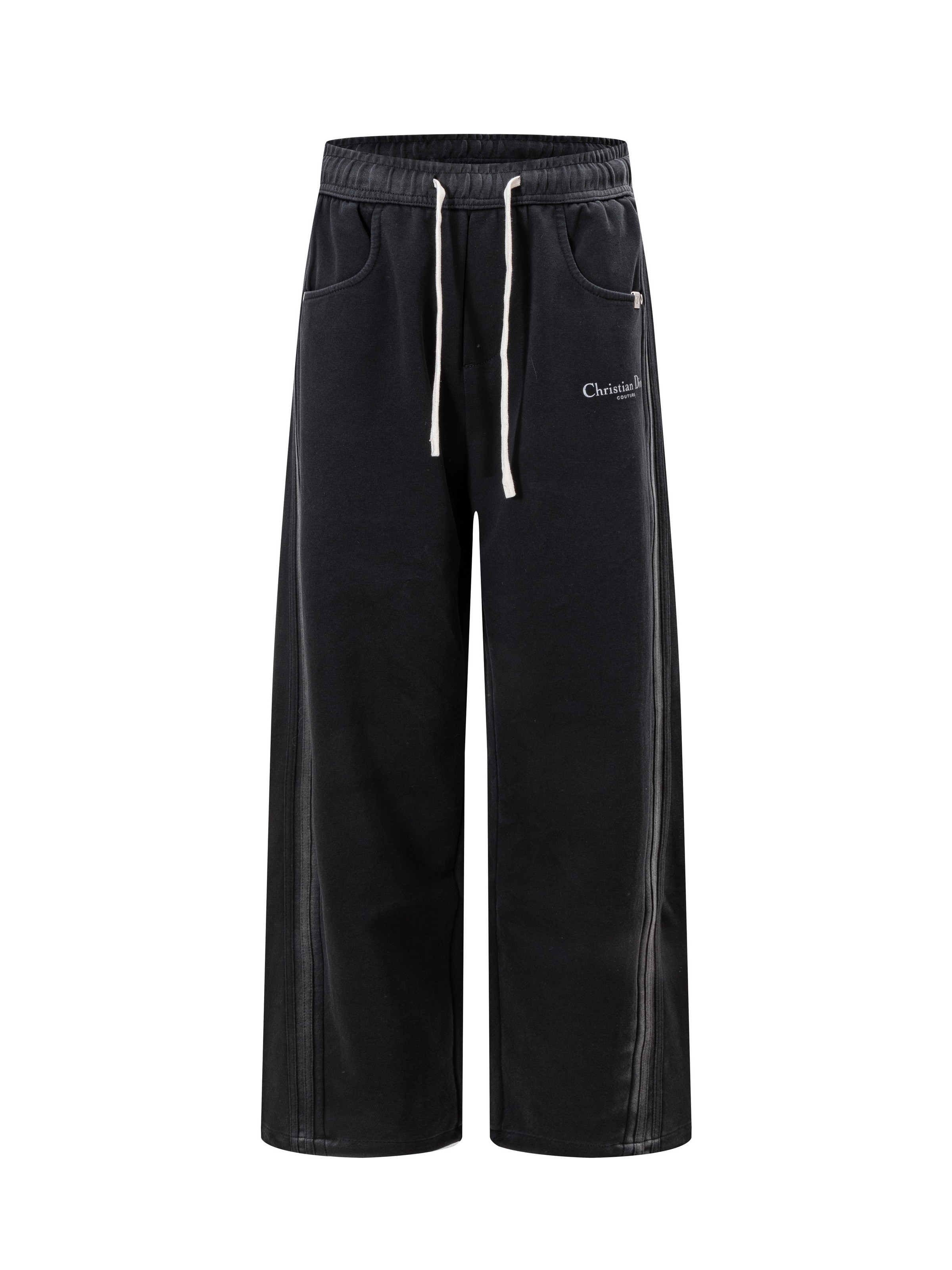 🅿️170 Dior nuevo 26ss pantalones nuevos de verano con logo estampado de letras pantalones de chándal lavados y desgast…