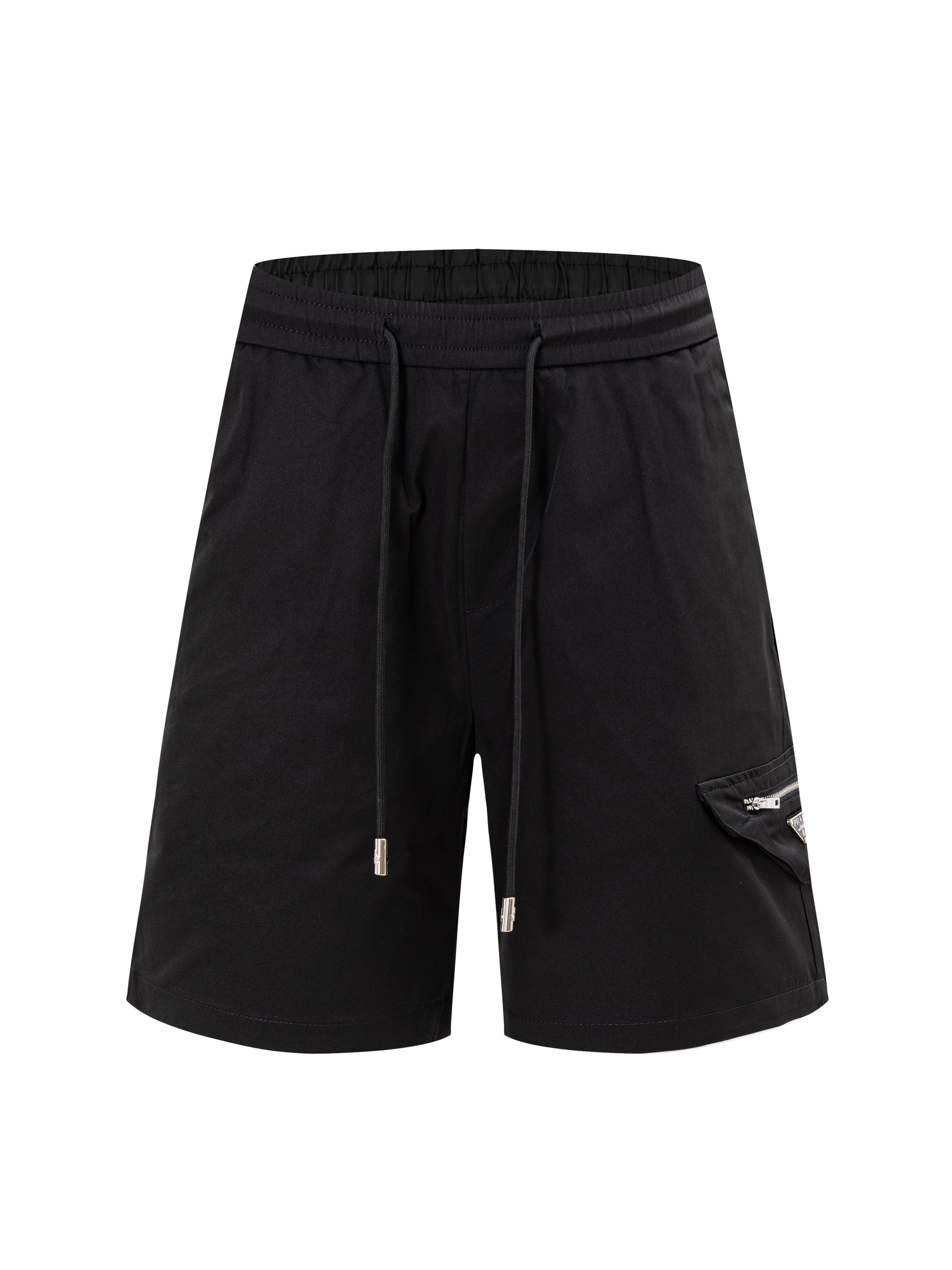 🅿️145 versión alta PRADA 2026ss nuevos pantalones cortos con cordón de algodón tejido de sarga de primavera y verano, …