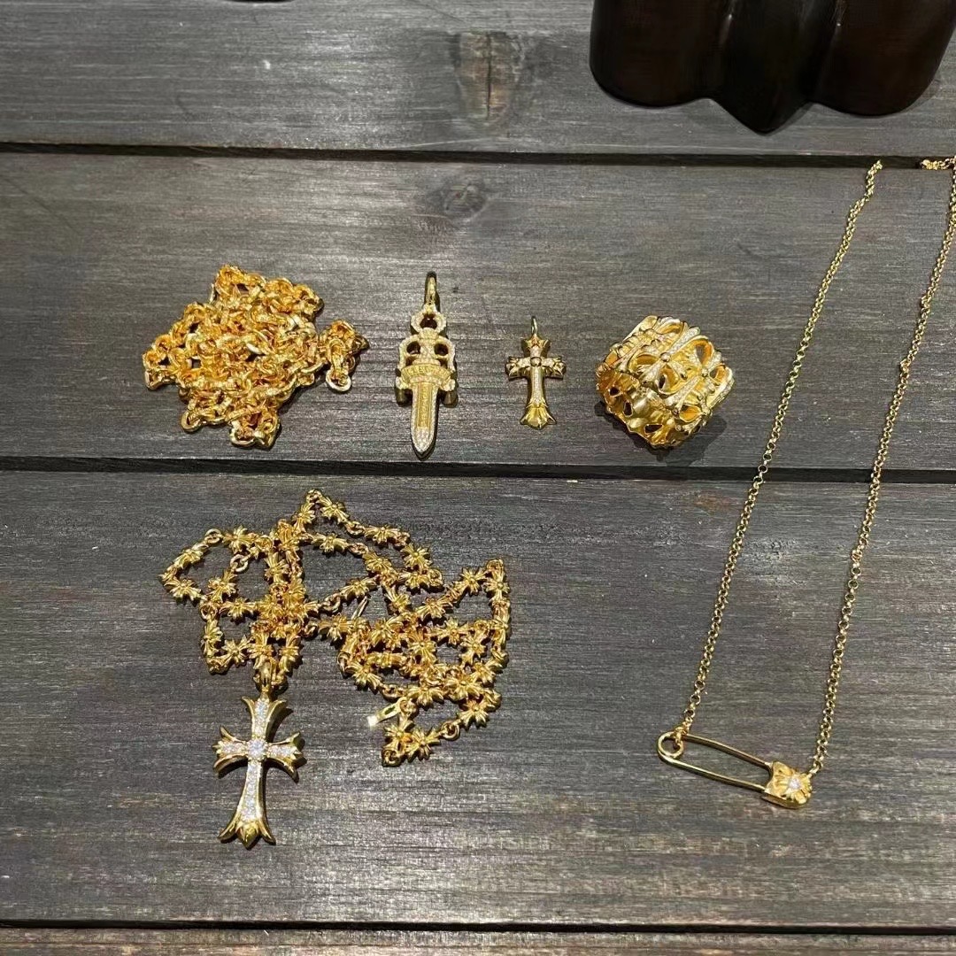 Custom order real shot, rings, gold-plated diamond-set custom, necklaces pendants, bracelets bangles