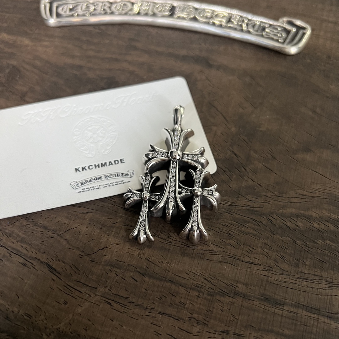 Necklace Pendant, 925 Silver Diamond Custom