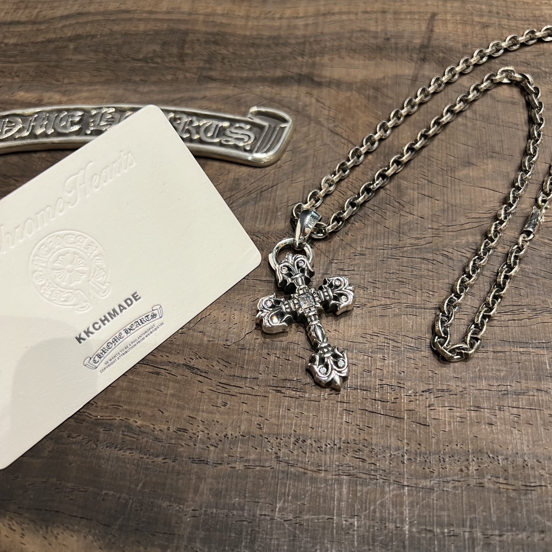 Necklace Pendant, 925 Silver Diamond Custom