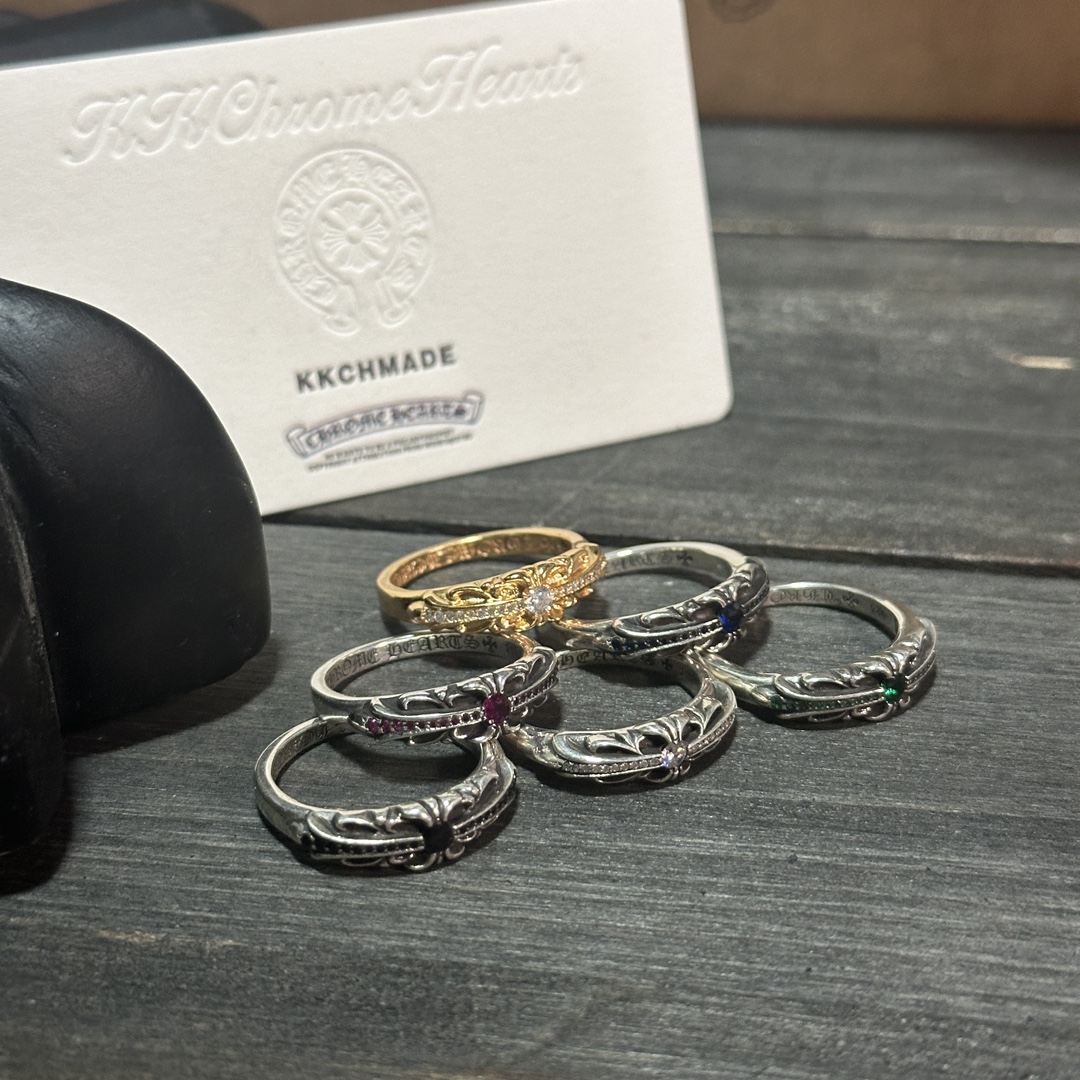 Rings, 925 silver with diamond customization