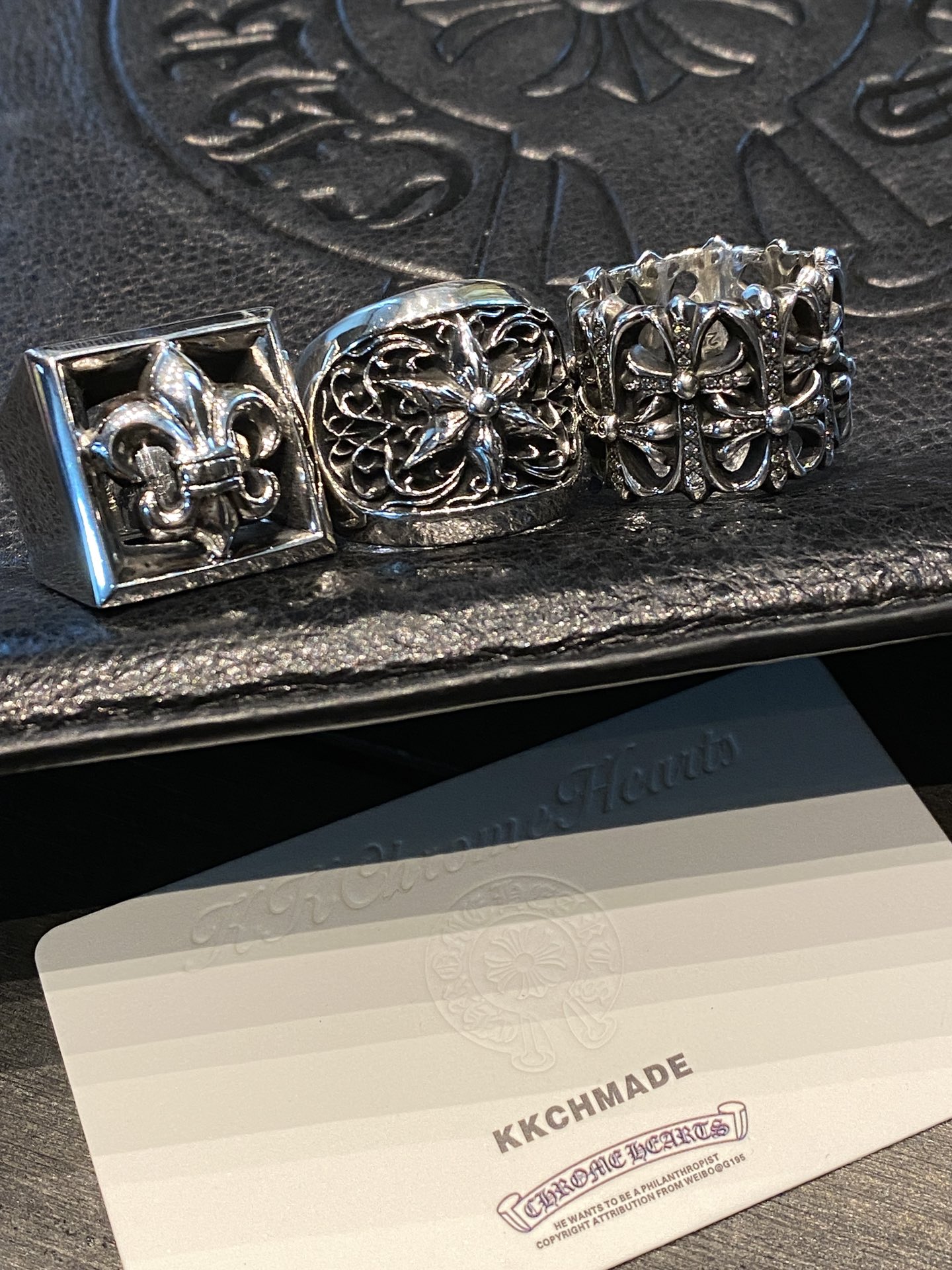 Rings, 925 silver with diamond customization