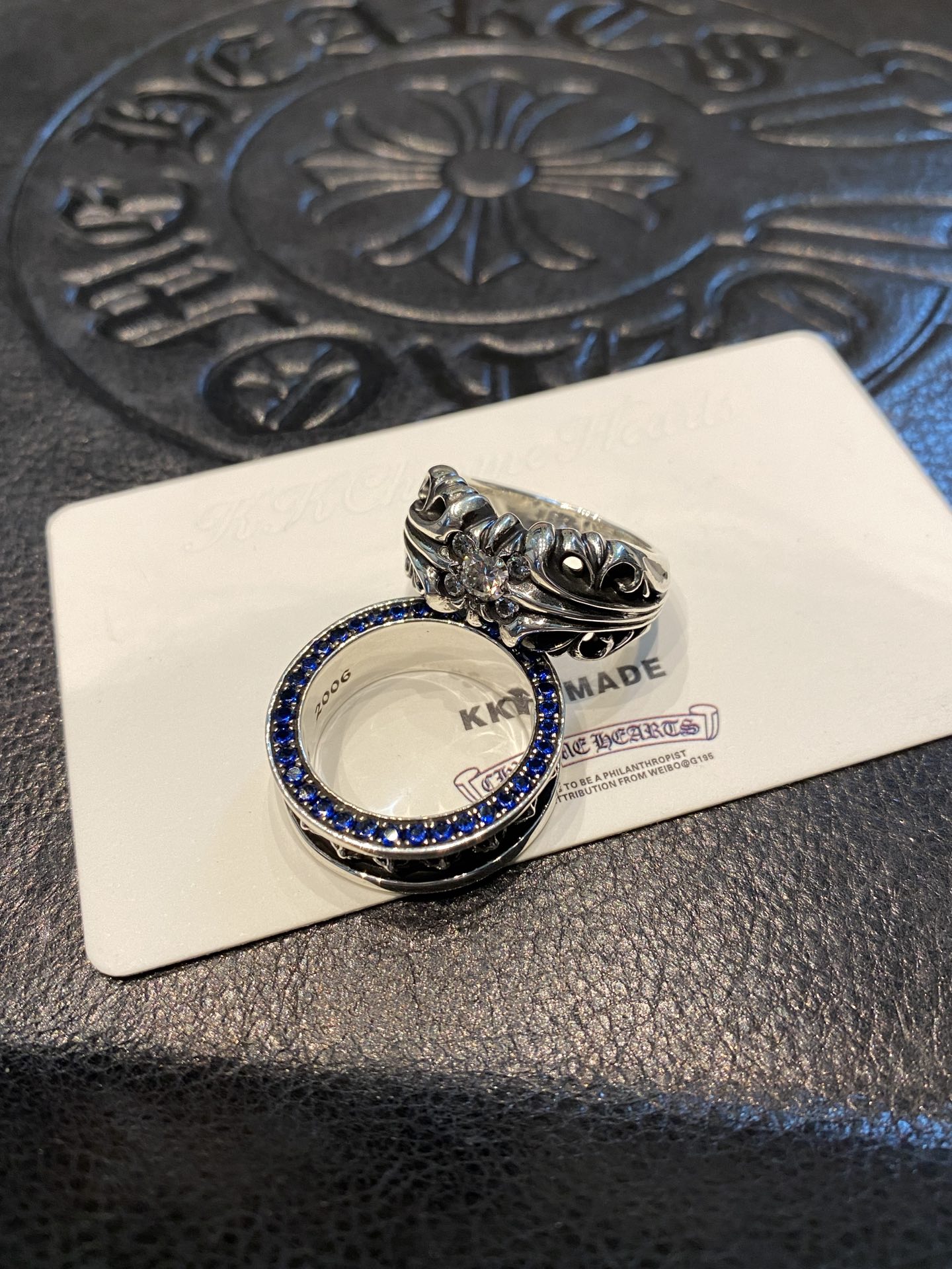 Custom order real shot, Ring, 925 silver diamond customization