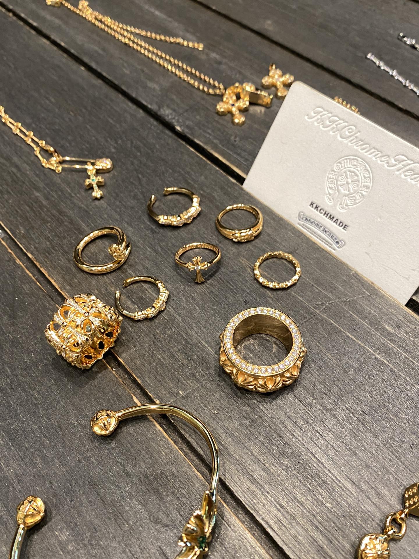 Custom order real shot, rings, gold-plated diamond-set custom, necklaces pendants, bracelets bangles