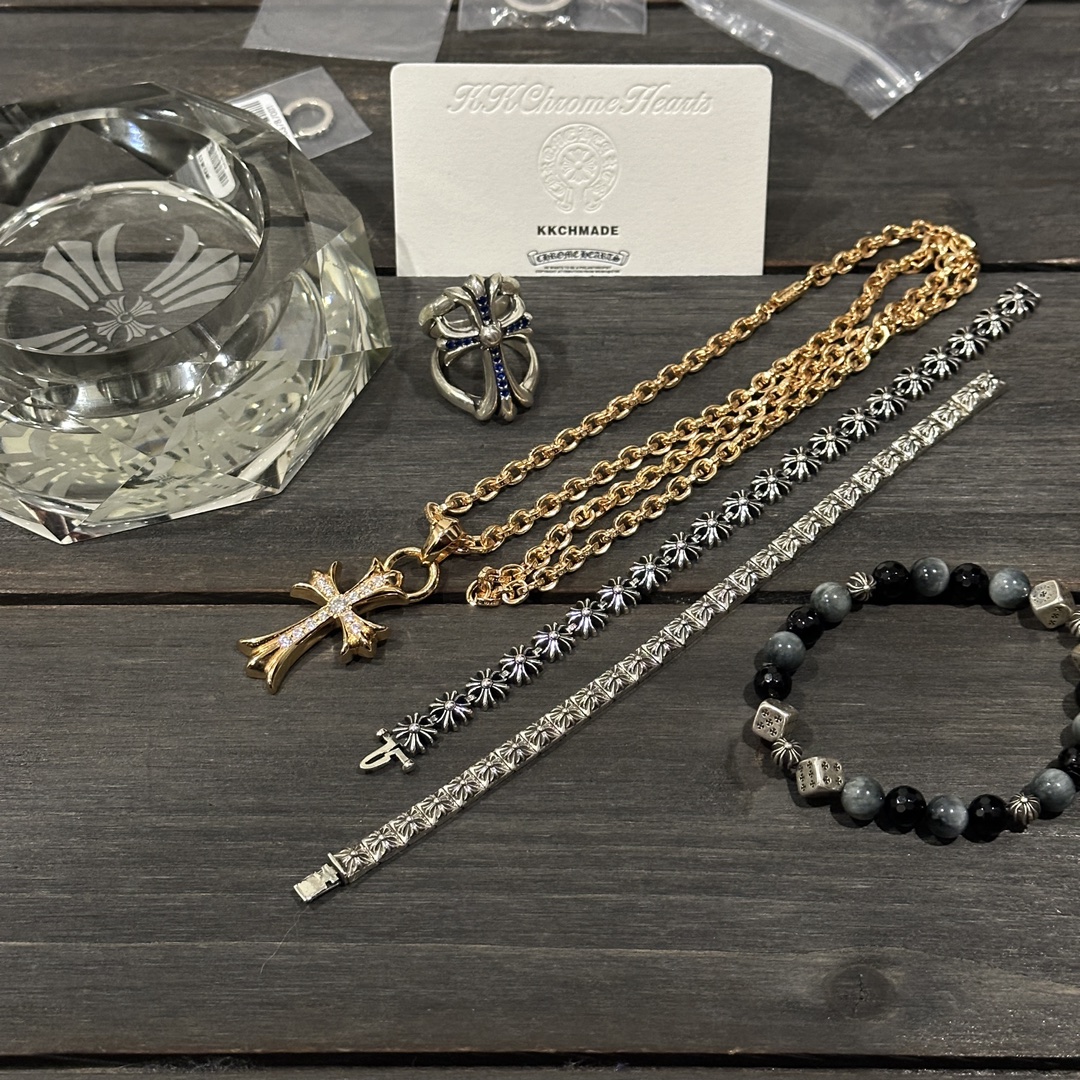 Custom-made real shot, Ring, Gold-plated diamond-set custom, Bracelet Bangle, 925 Silver Diamond Custom, Silver Bead Bracelet